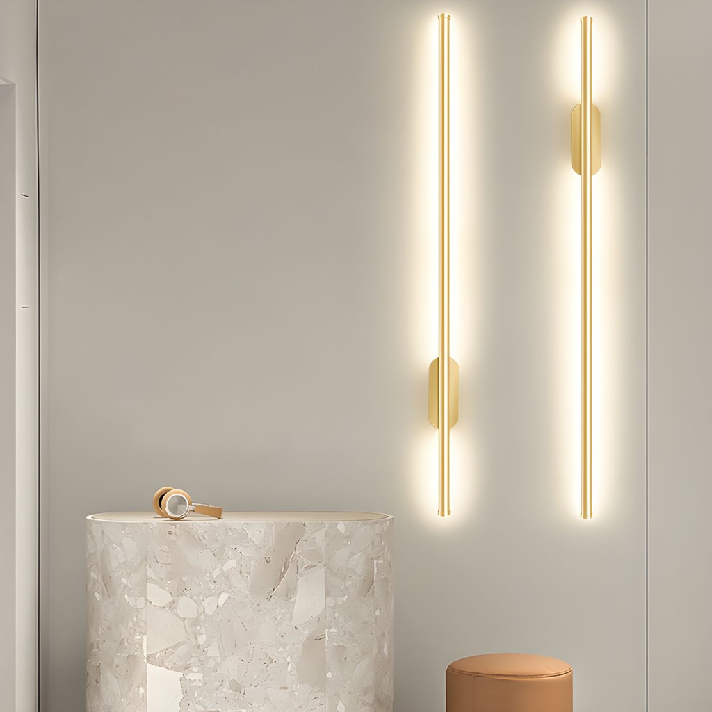 Aplique de pared lineal Gamonna