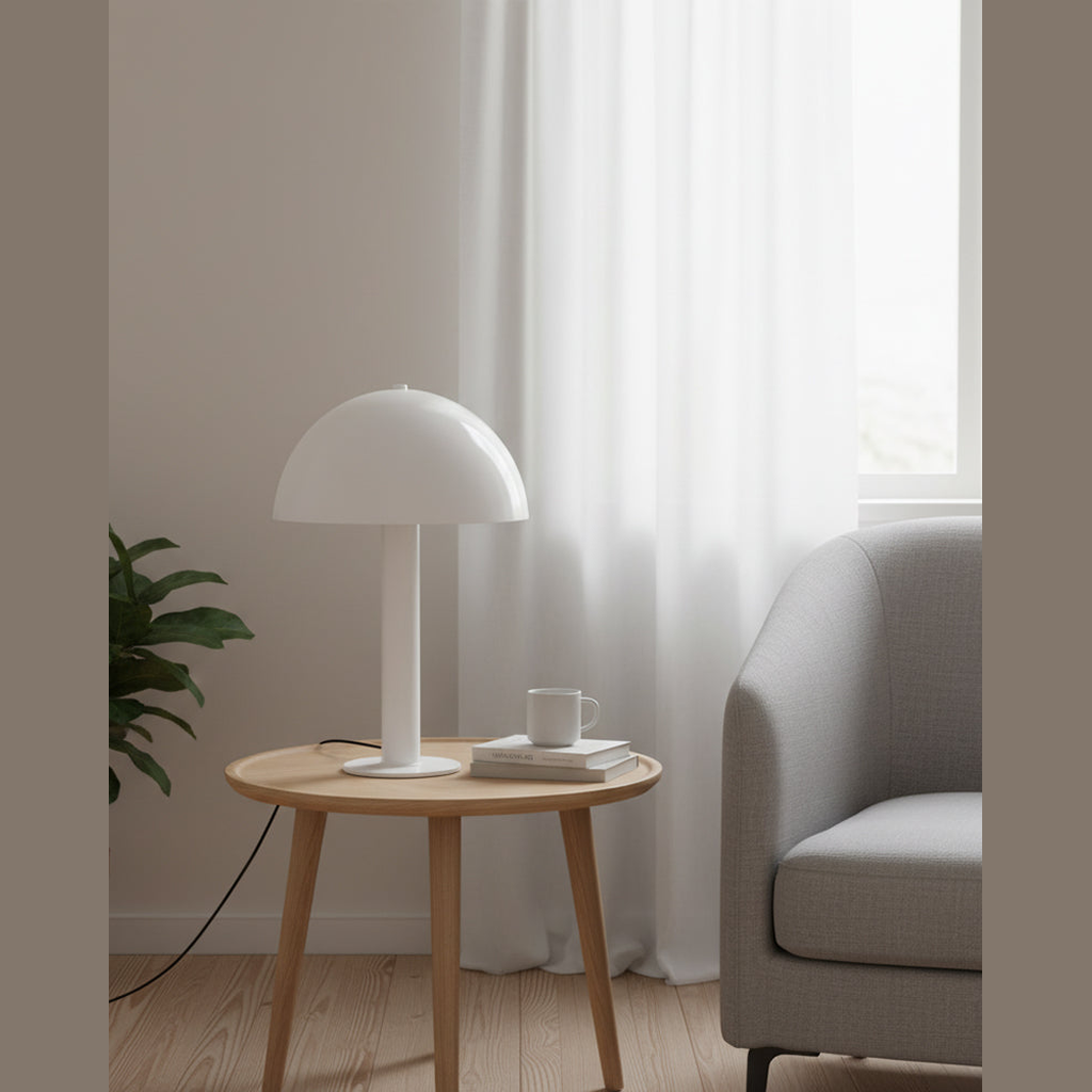 Lámpara de mesa tipo seta Giraoa