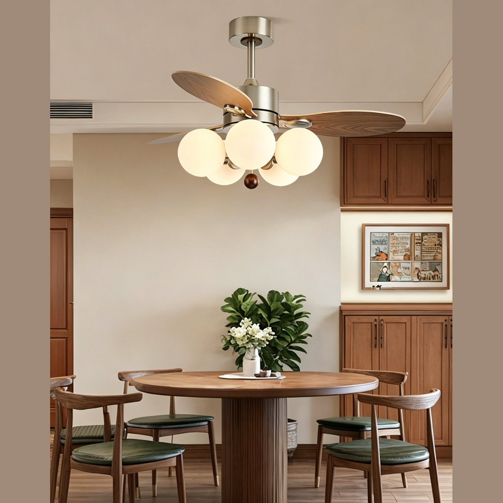 Ventilateur de plafond lumineux Teionavo
