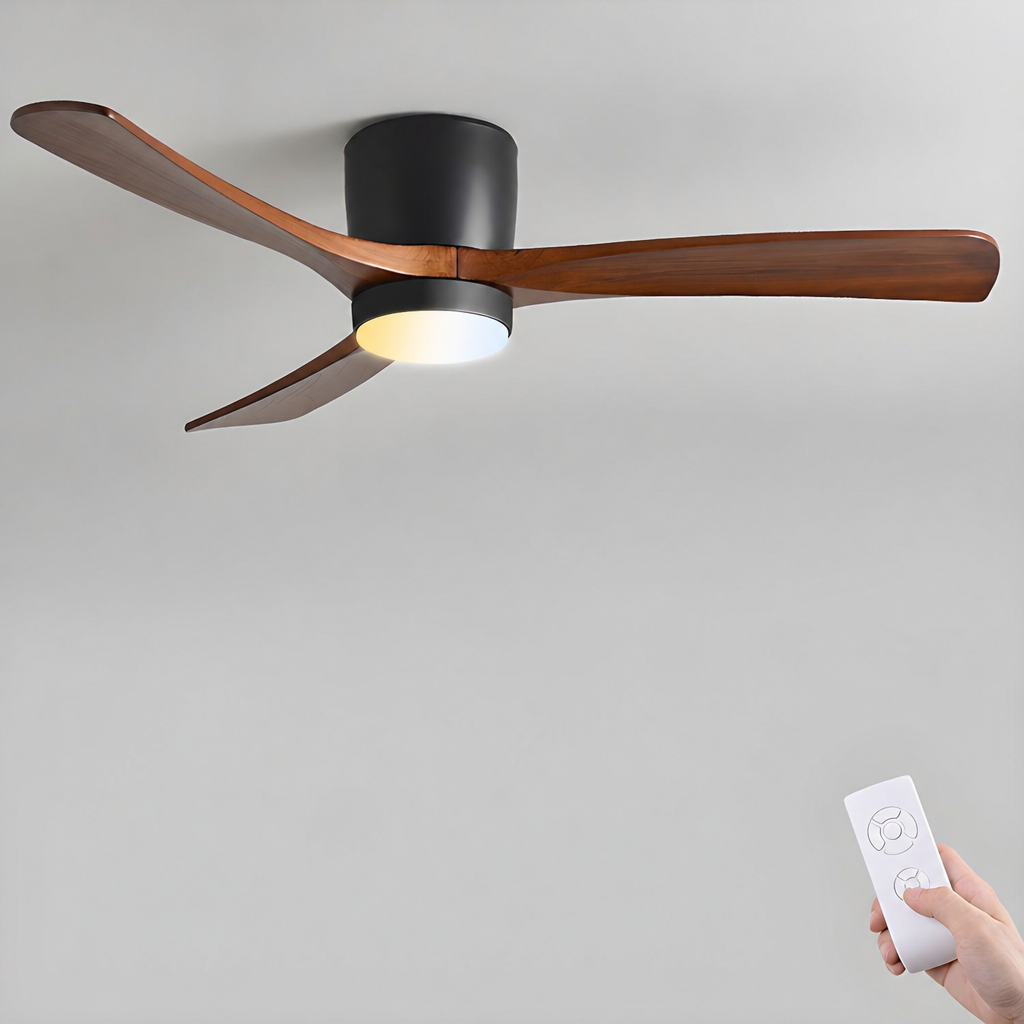 Looma Madera negra y de nogal 3 colores conmutables