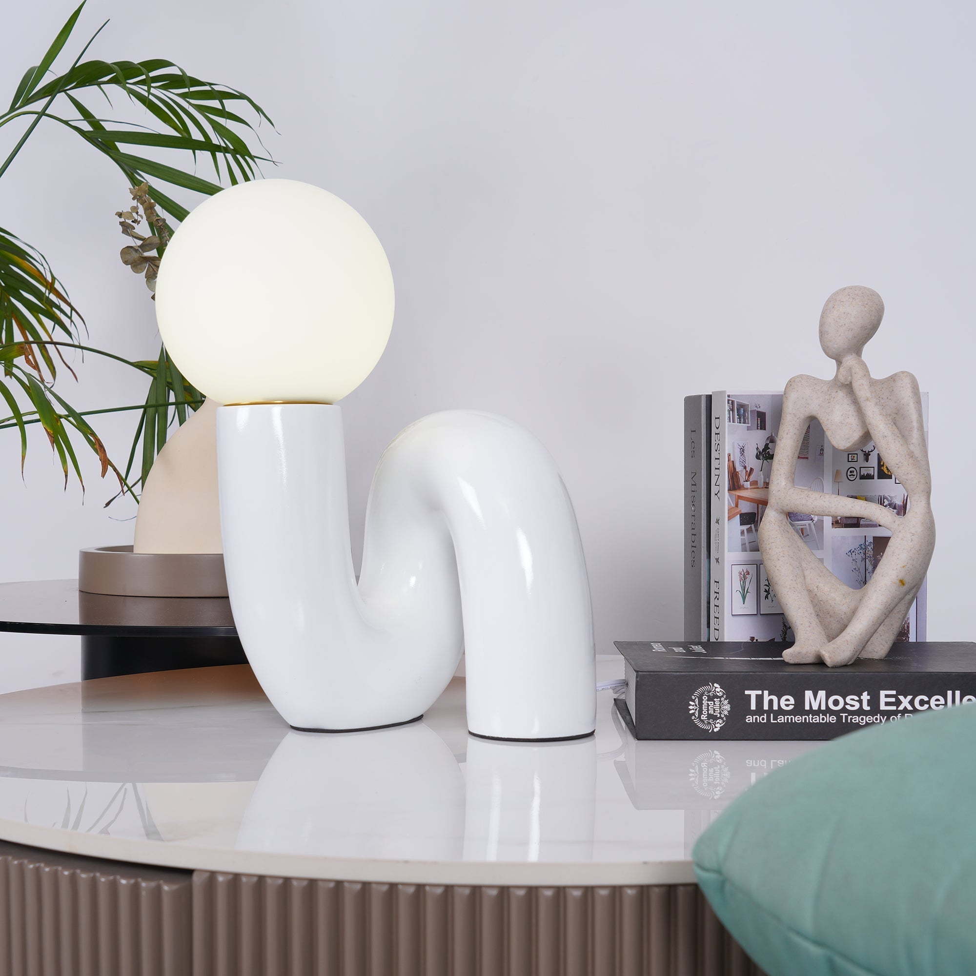 Lámpara de mesa espiral Aroal