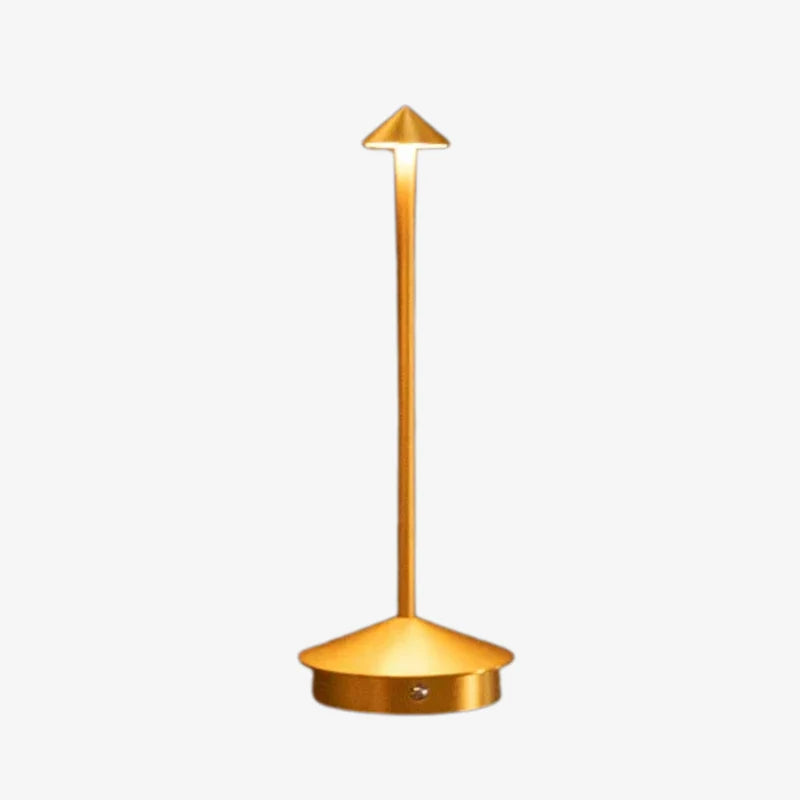 Lámpara de mesa cónica Niraava