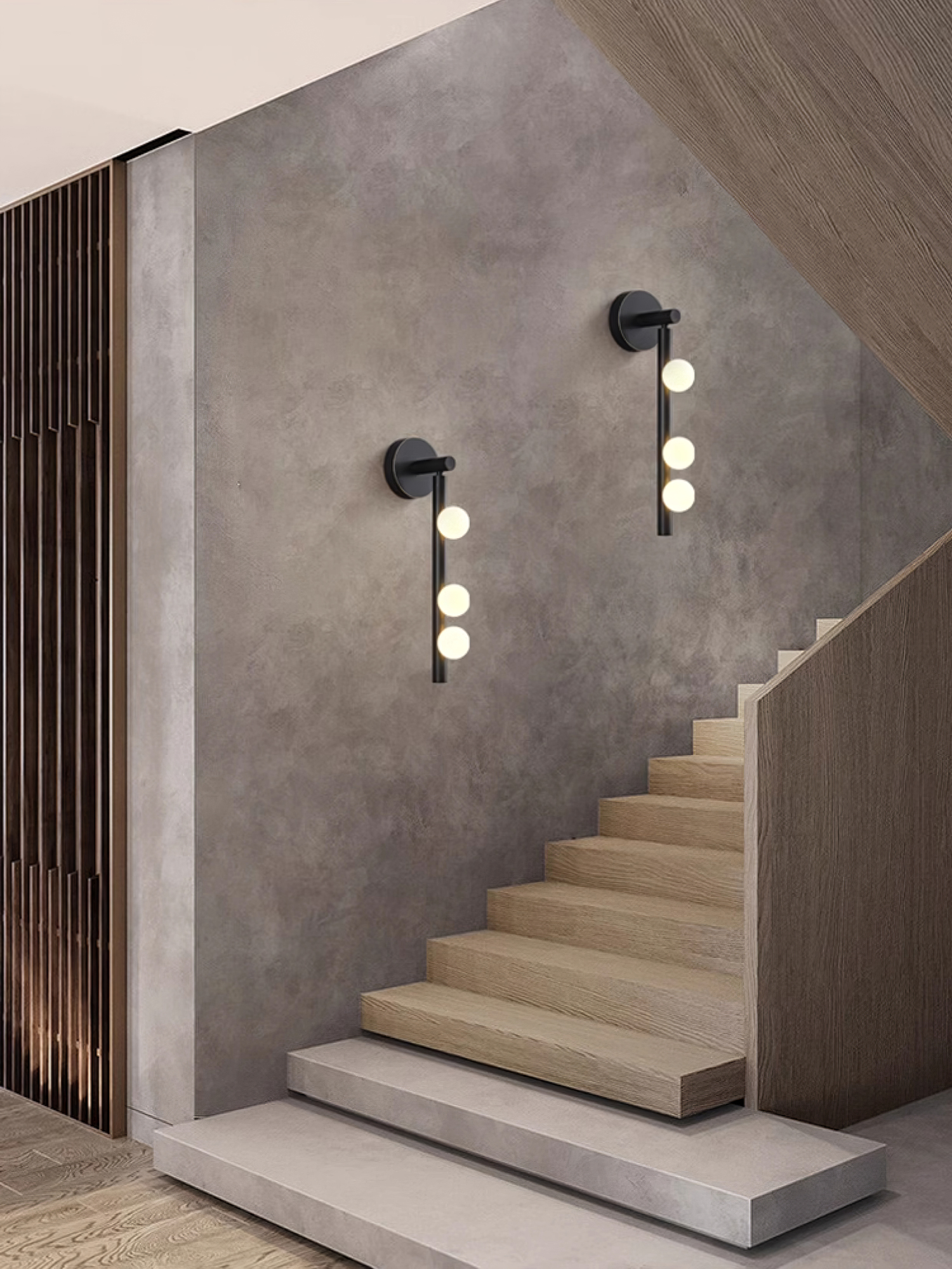 Aplique de pared tubular Masebel