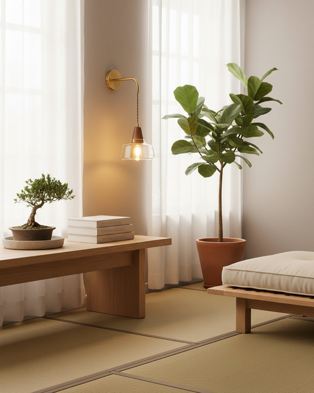 Aplique de pared Lenaora