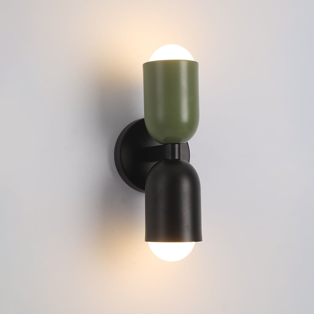 Aplique de pared cilíndrico Delaen