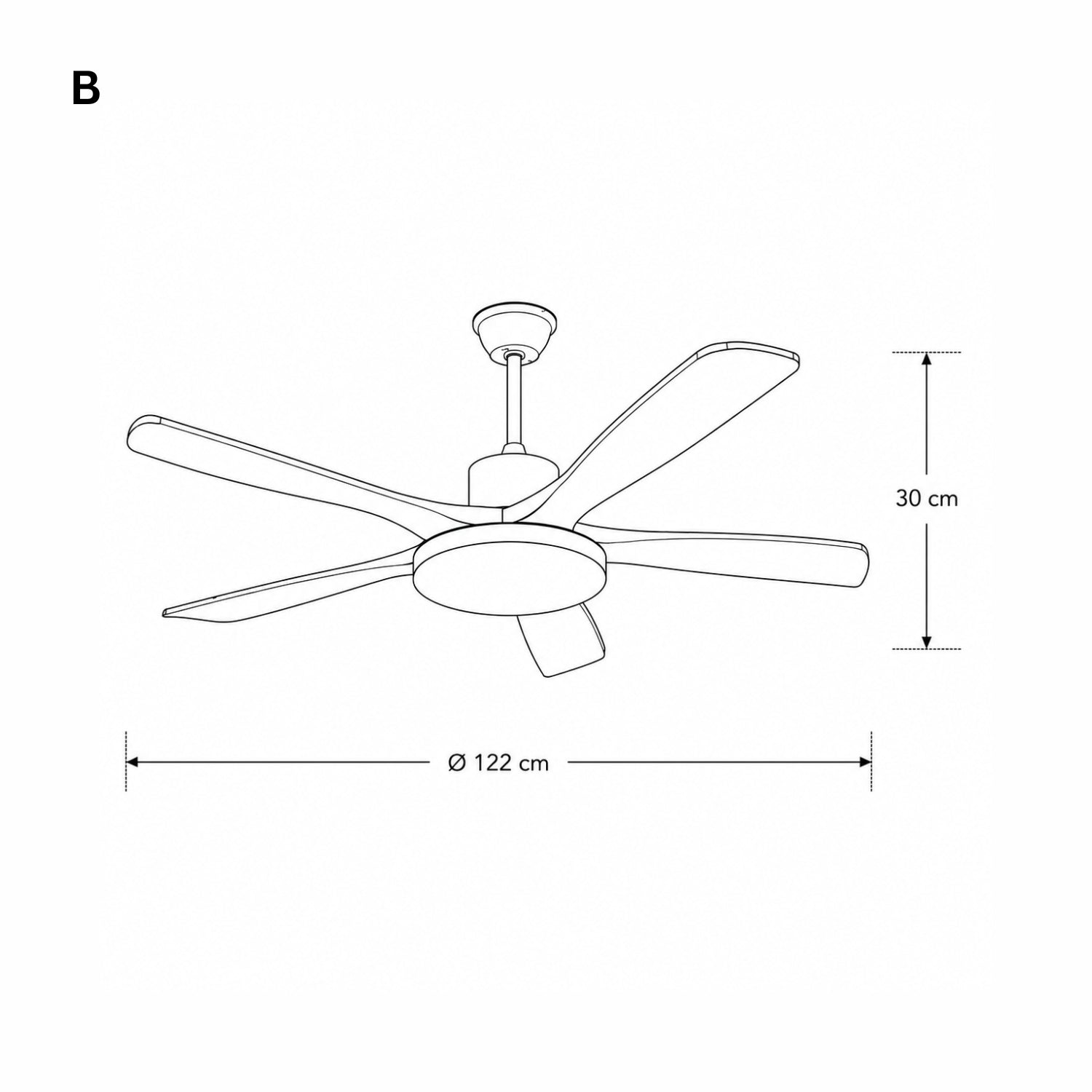 Ventilador de techo Gemaela