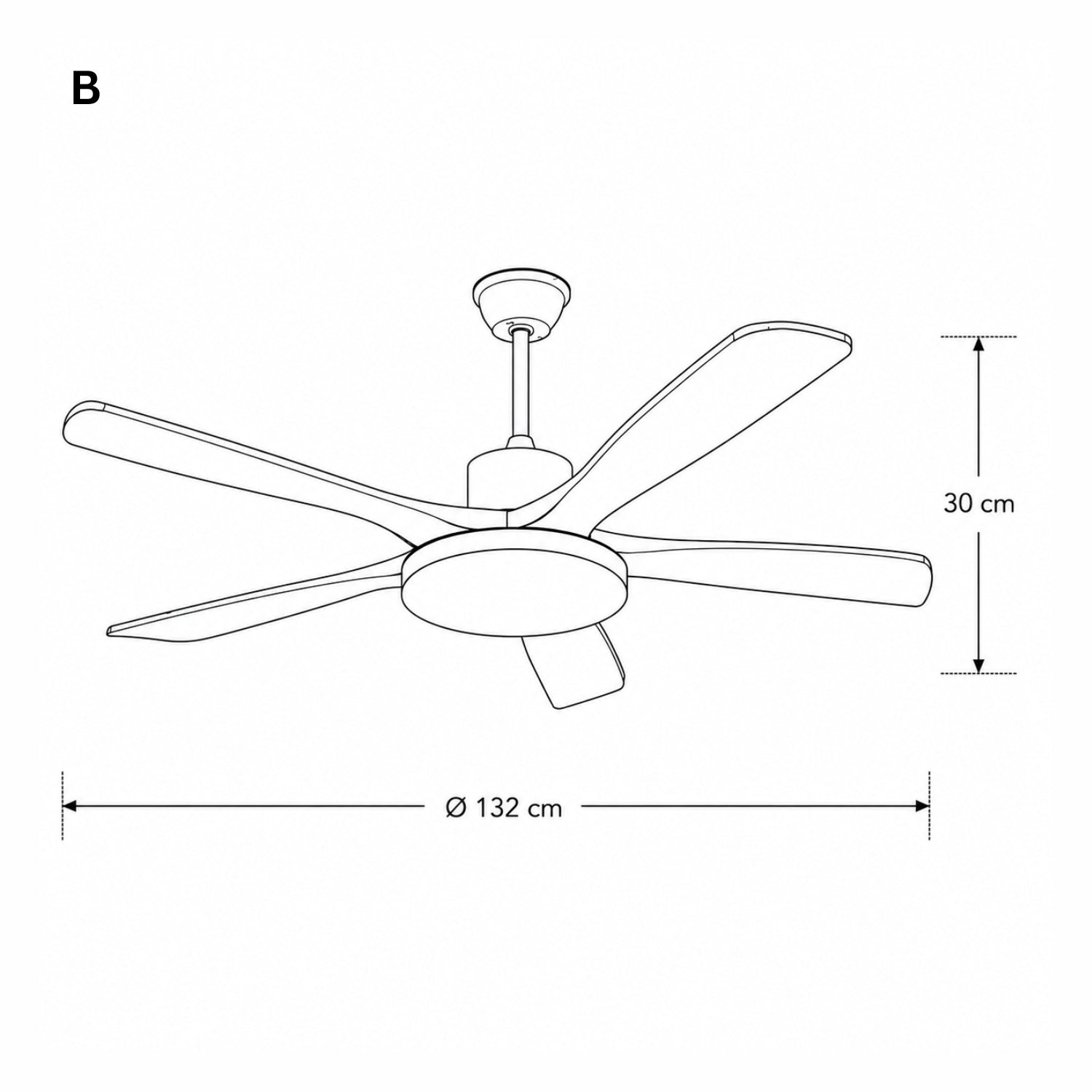 Ventilador de techo Gemaela