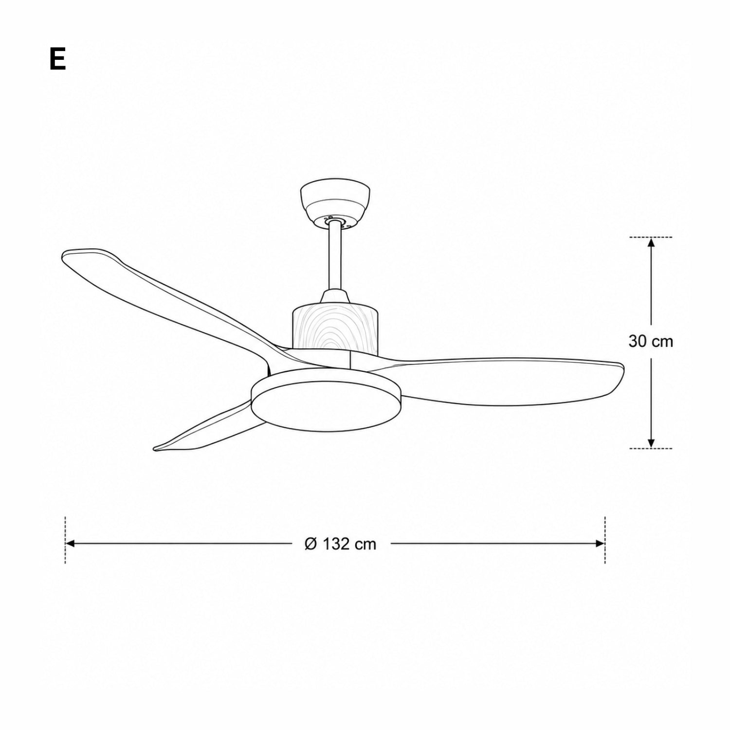 Ventilador de techo Gemaela