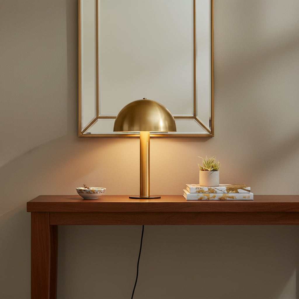 Lámpara de mesa tipo seta Giraoa