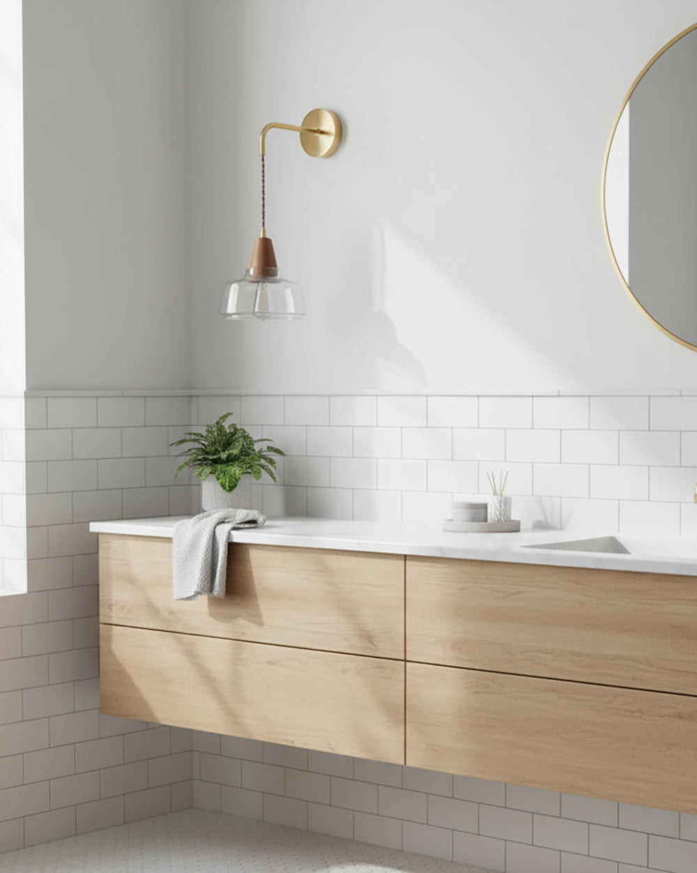 Aplique de pared Lenaora
