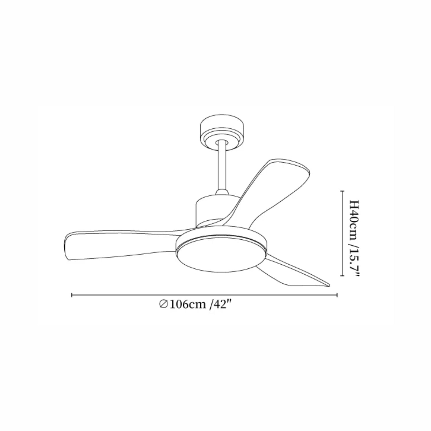 Ventilador de techo Cruzel