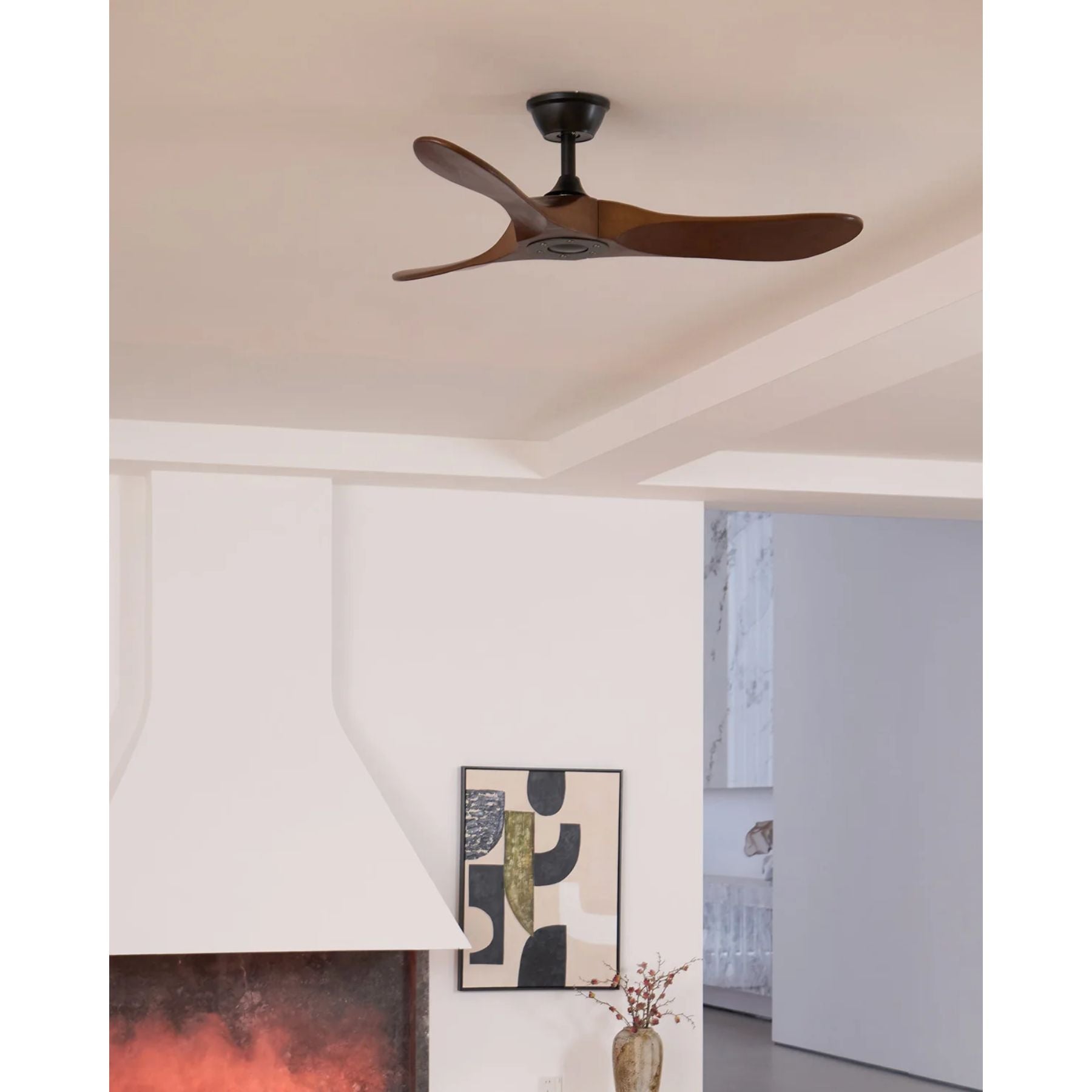 Ventilador de techo de madera Lorenna