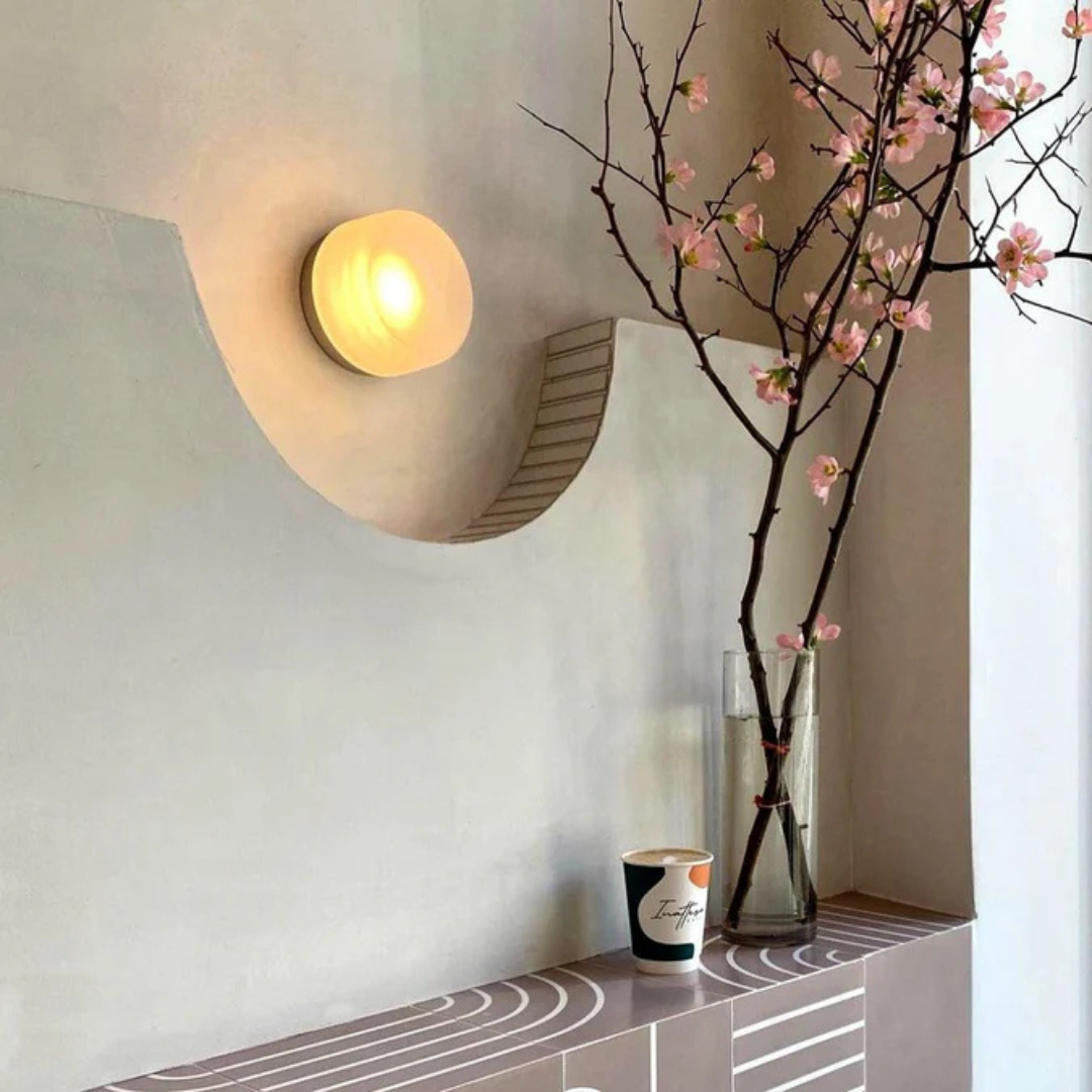 Aplique de pared redondo Levaento
