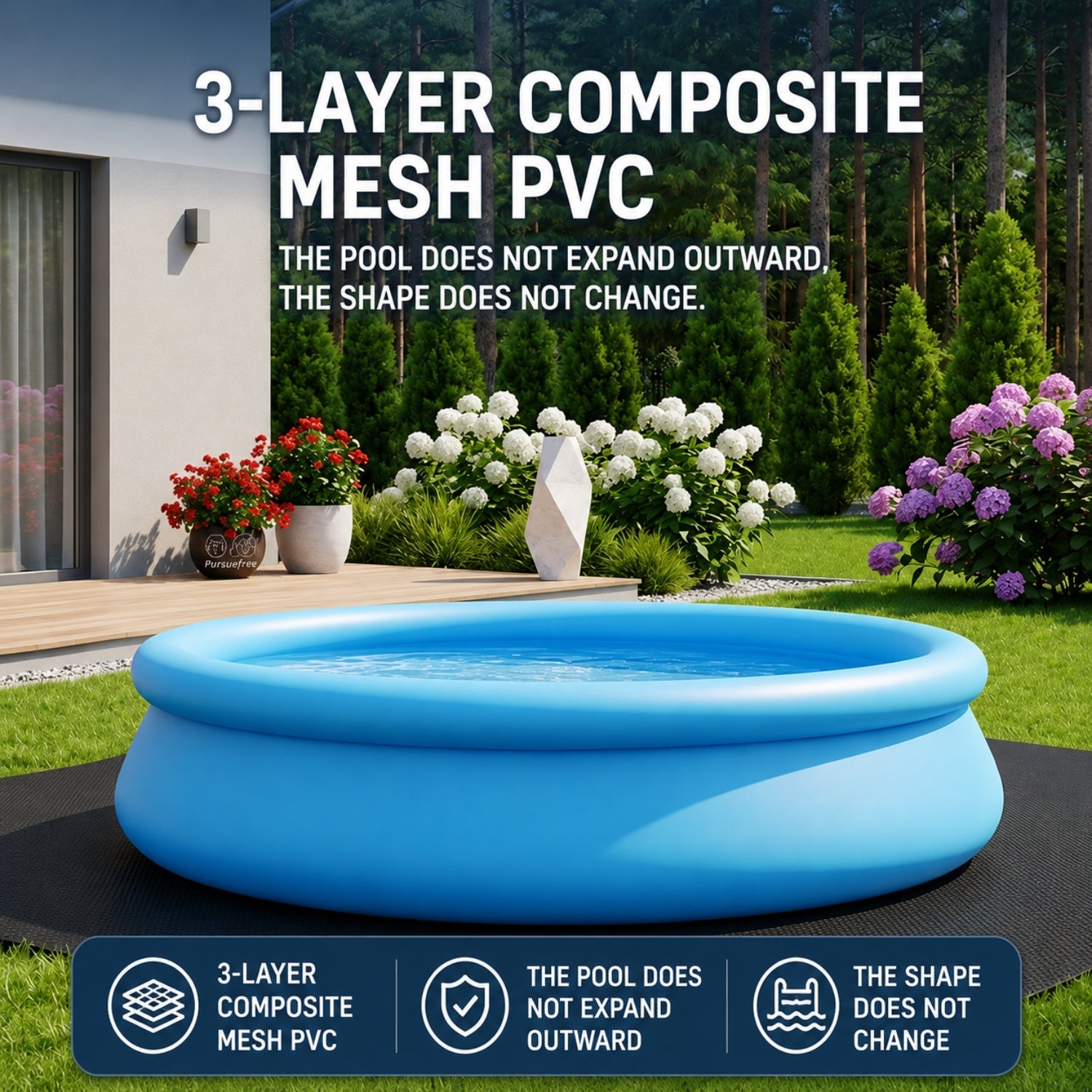 Piscina hinchable exterior Bricllio
