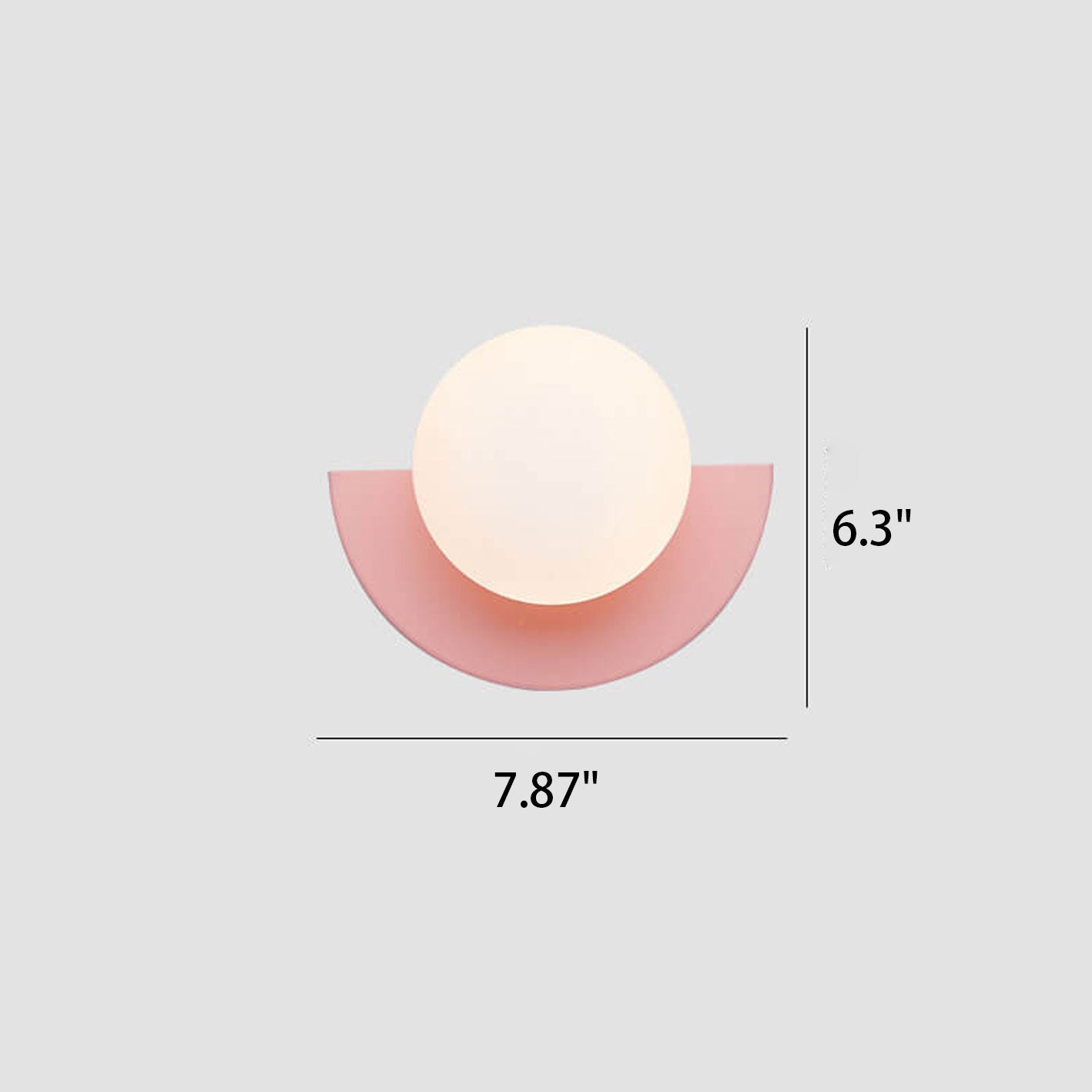 Aplique de pared globo Gamon