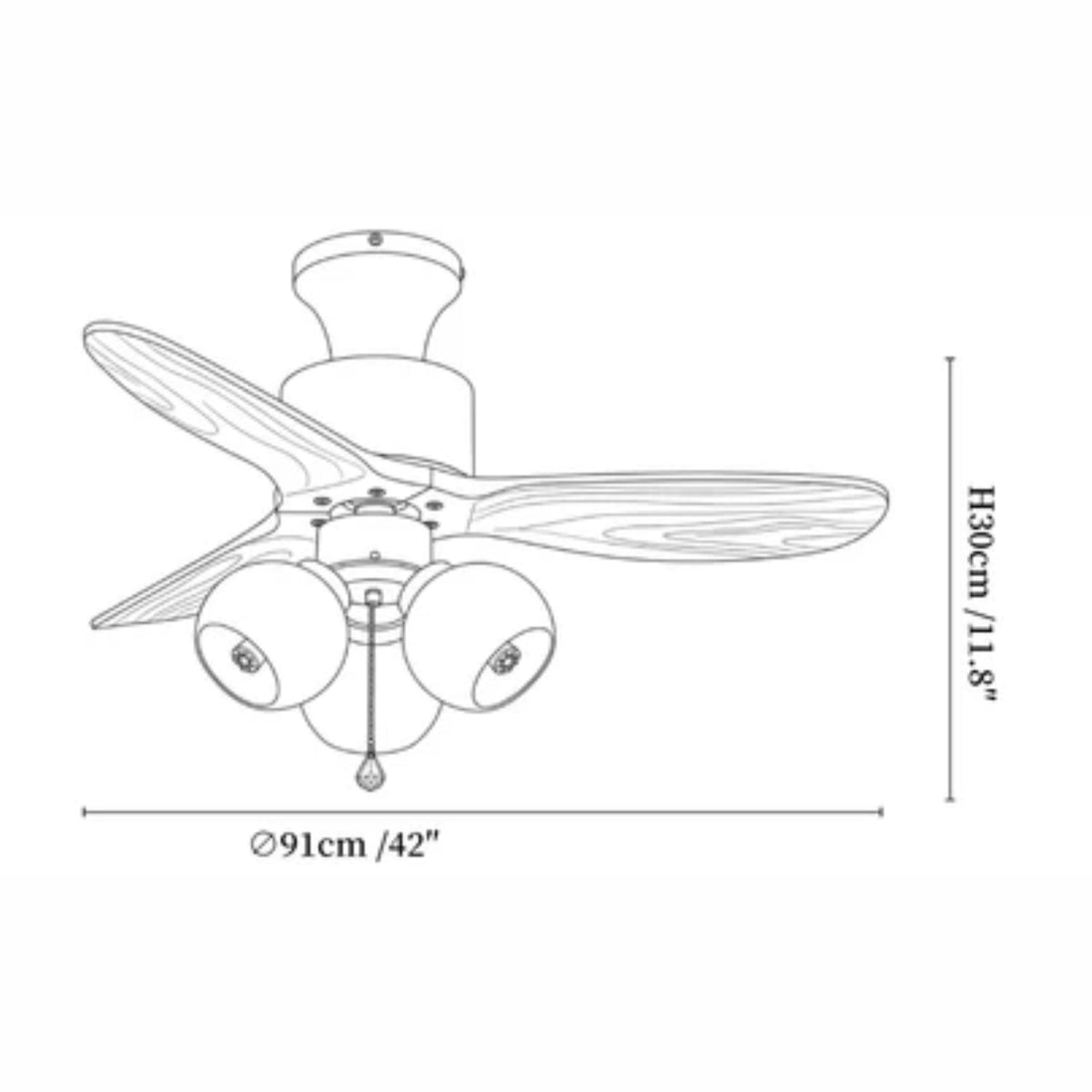 Ventilador de techo Gemaana