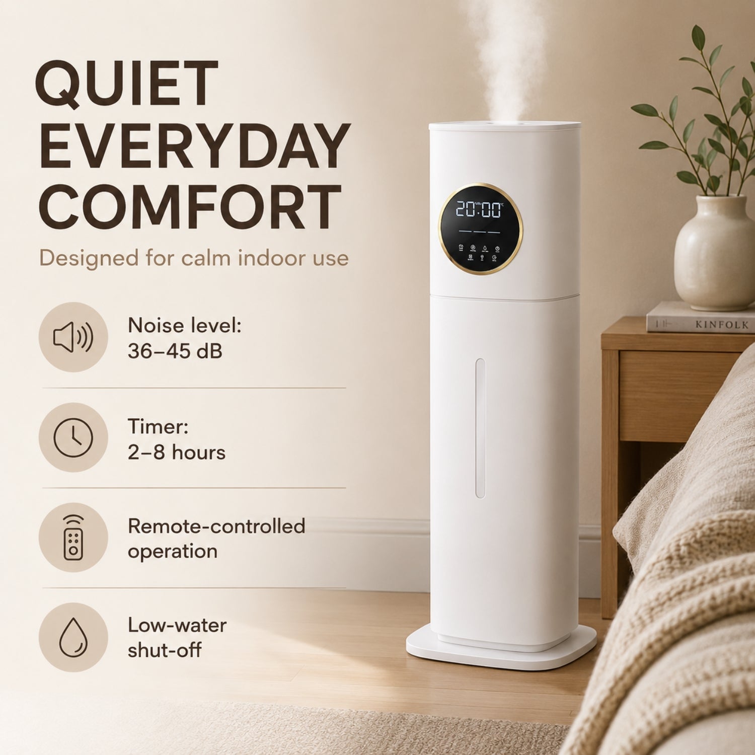 MADIA - Humidificador ultrasónico