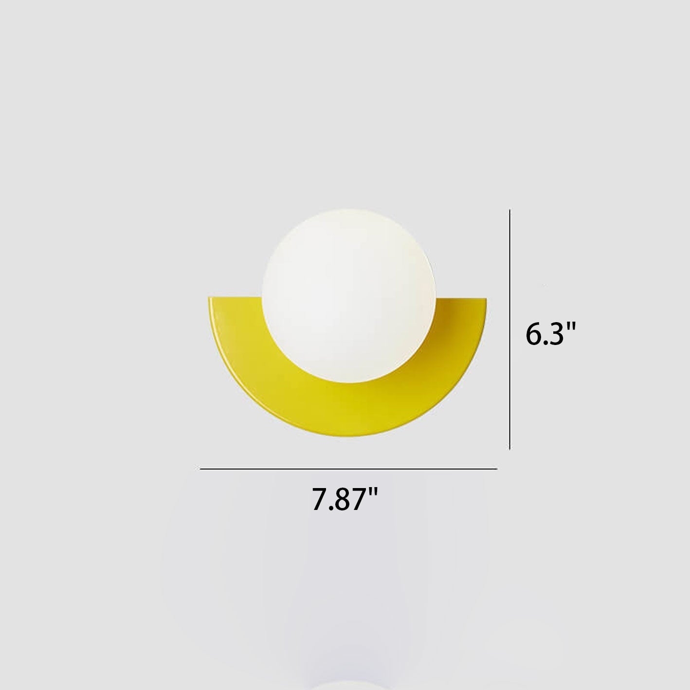 Aplique de pared globo Gamon