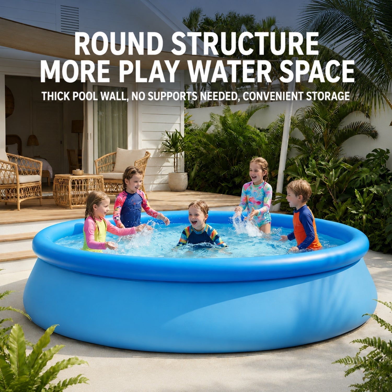 Piscina hinchable exterior Bricllio