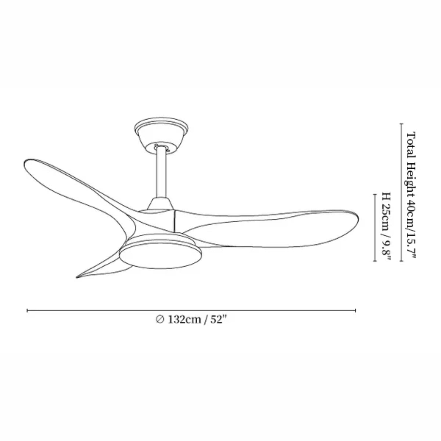 Ventilador de techo Nacarea