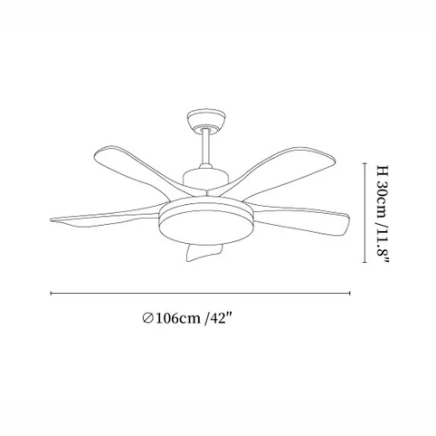 Ventilador de techo Anaolo
