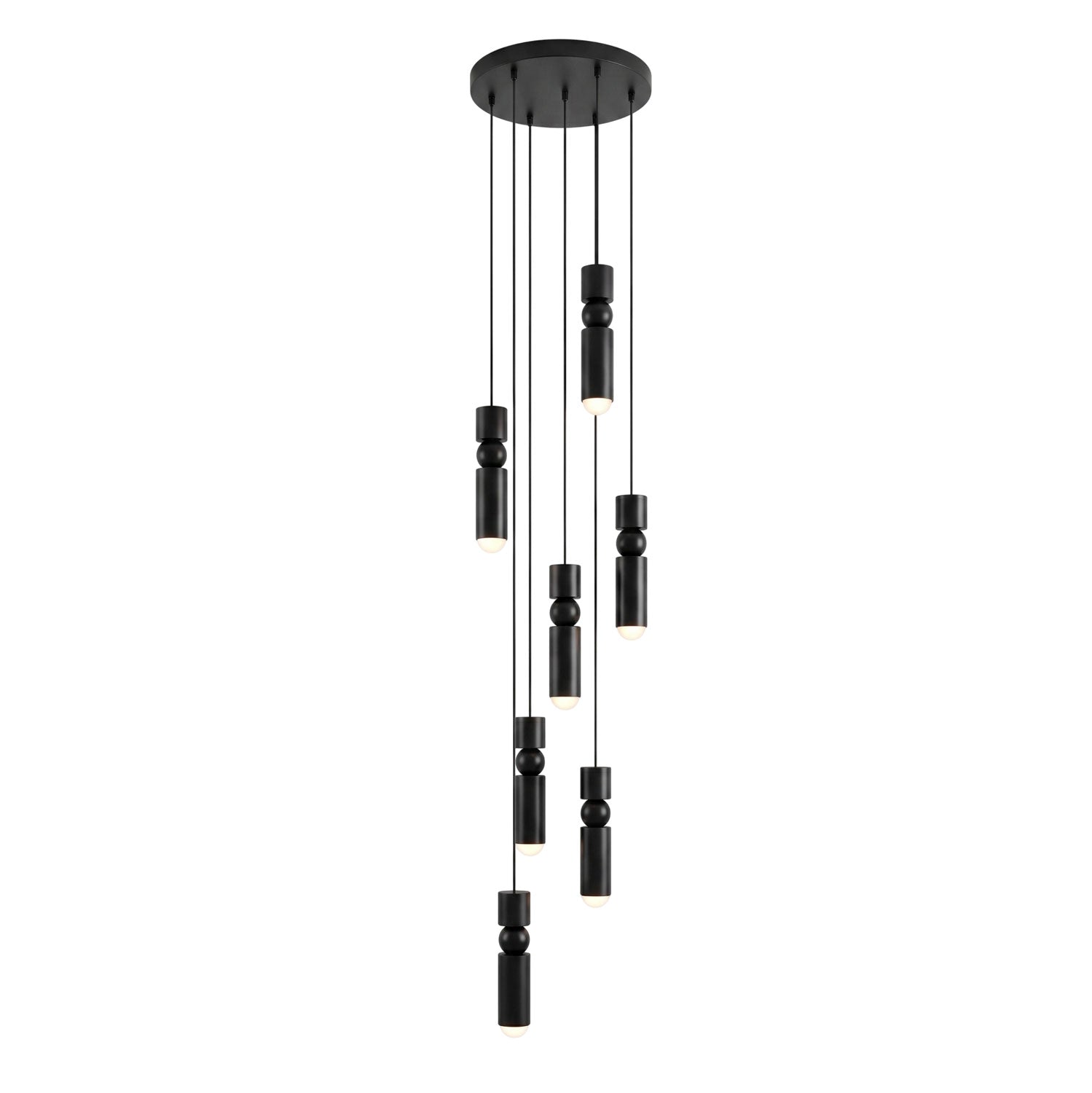 Lámpara colgante tubular Lirioara