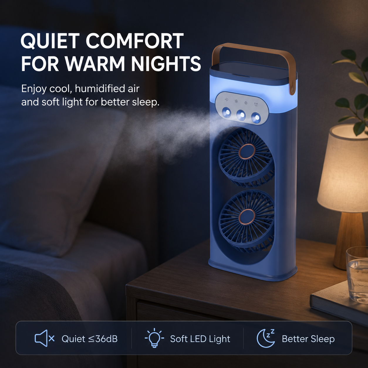 Ventilador humidificador Briora