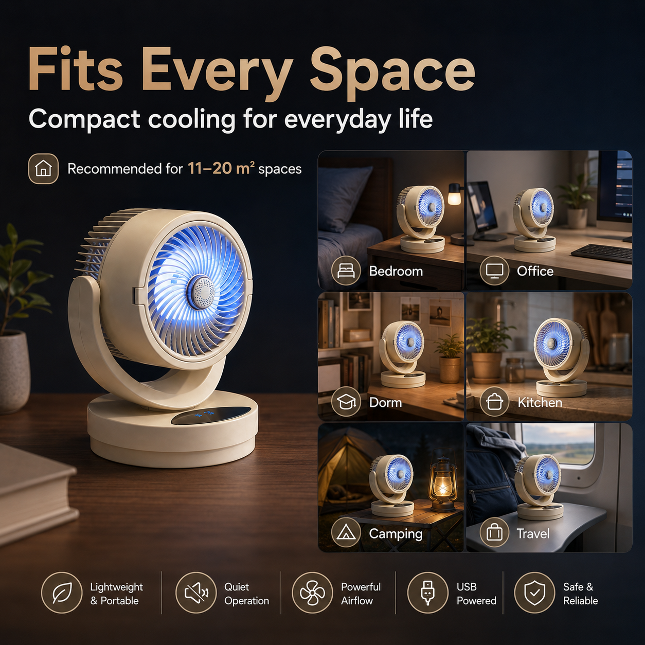 Ventilador de mesa Montesa