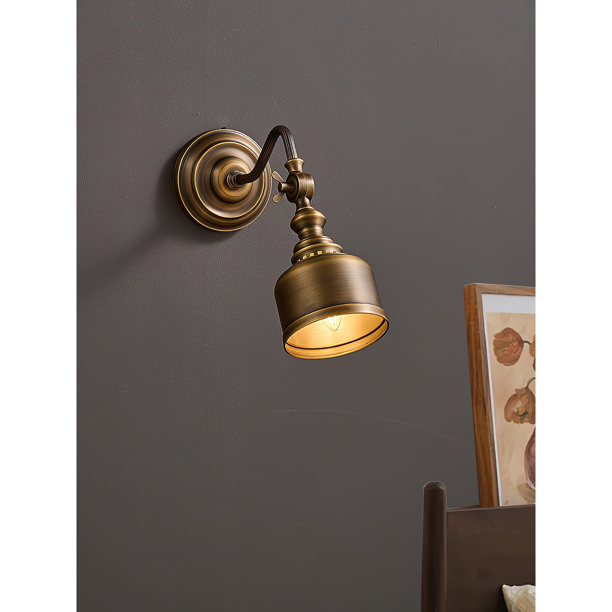 Aplique de pared vintage Nacarano