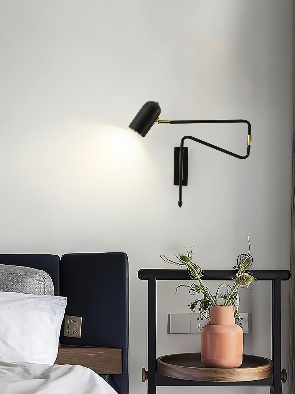 Adjustable Arm Reading Wall Lamp – detail 11