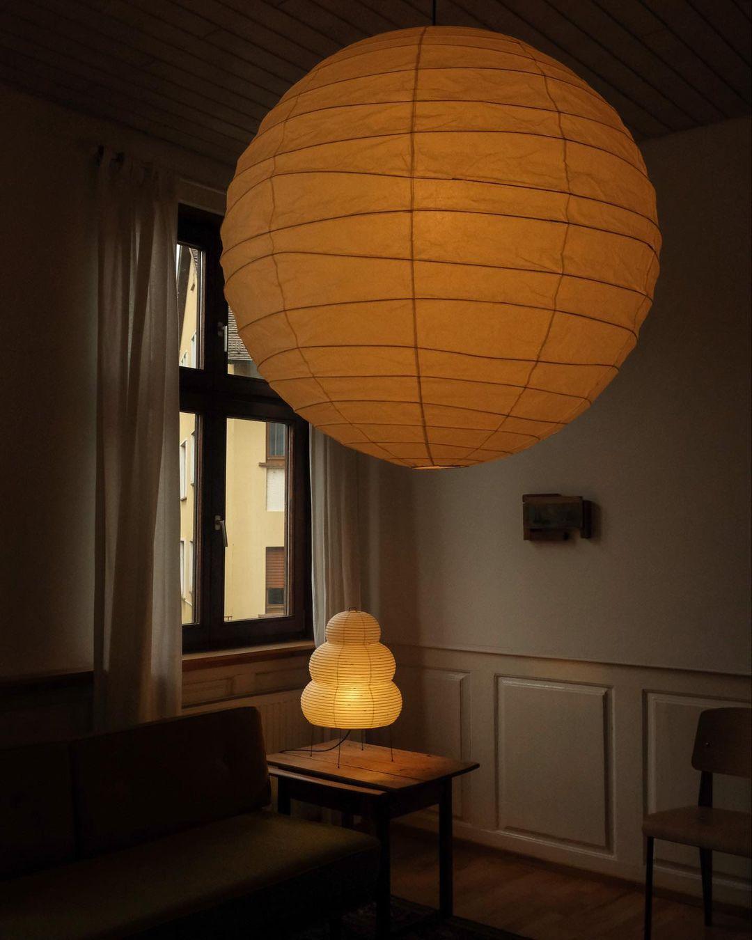 Lámpara colgante globo Florara