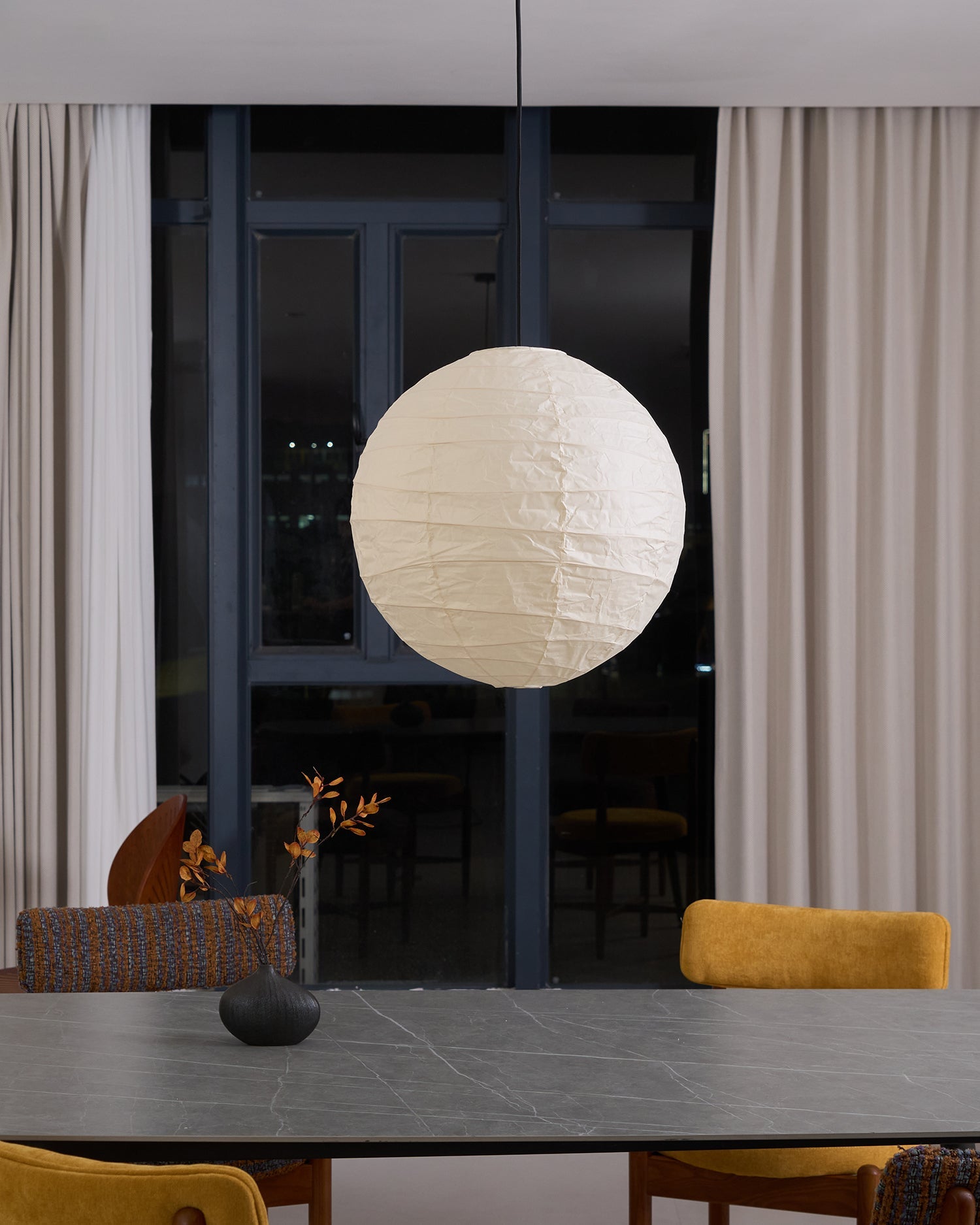 Lámpara colgante globo Florara