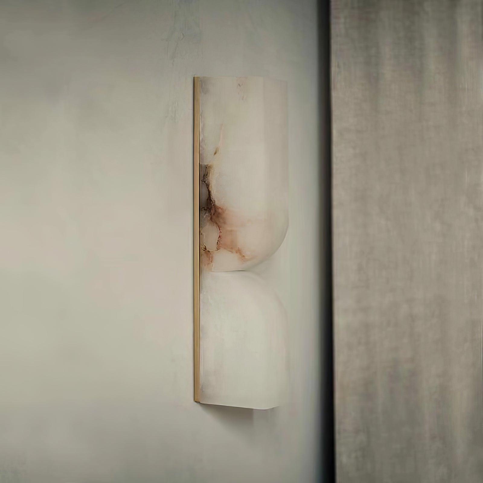 Lámpara de pared de alabastro Irelso