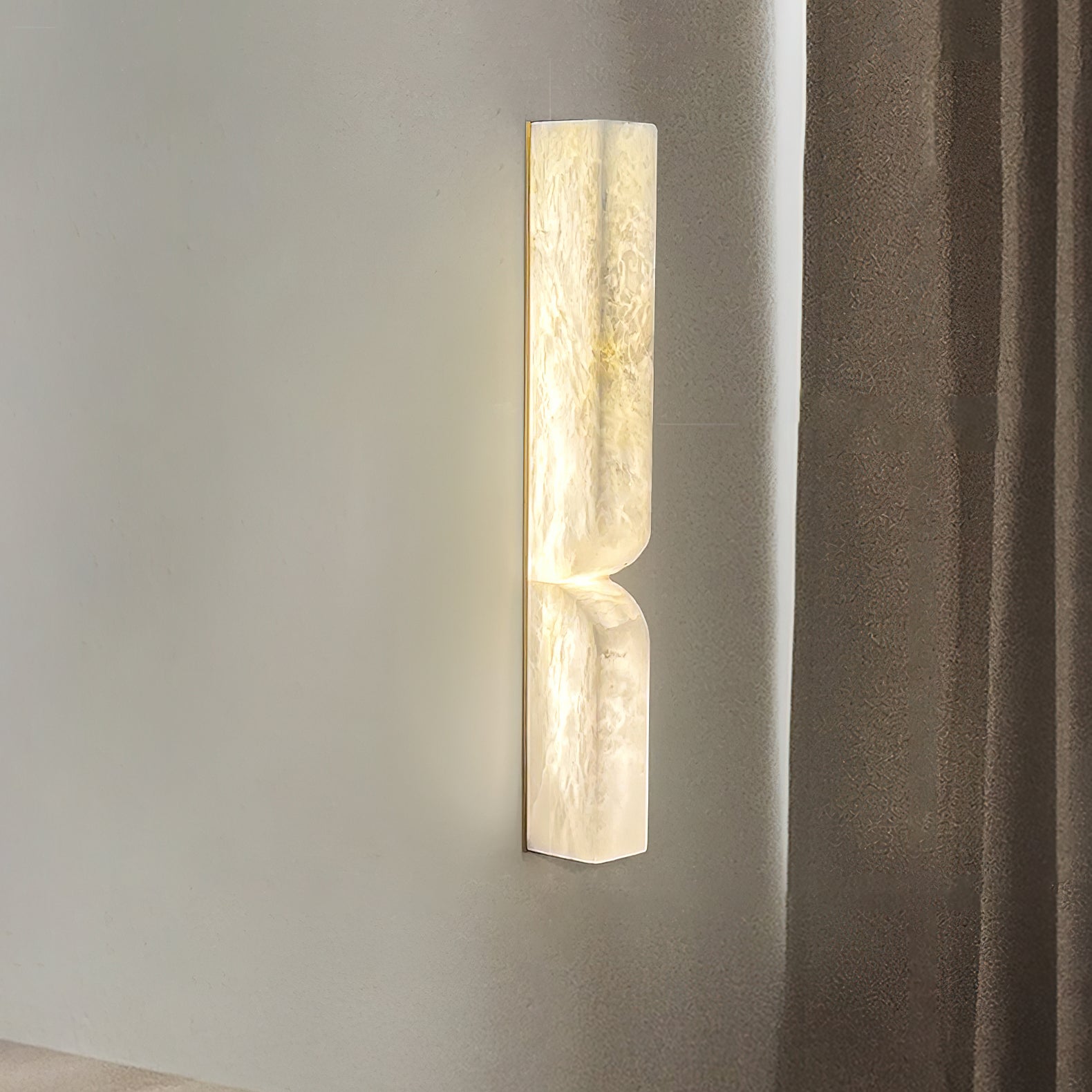 Lámpara de pared de alabastro Irelso
