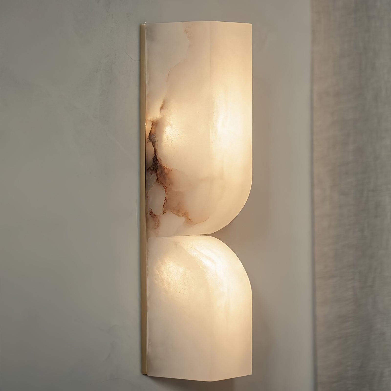 Lámpara de pared de alabastro Irelso