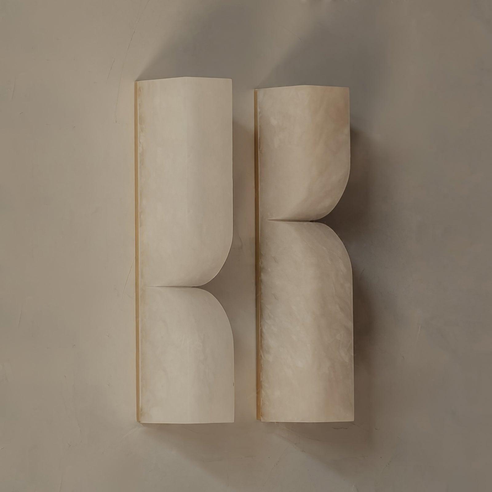 Lámpara de pared de alabastro Irelso