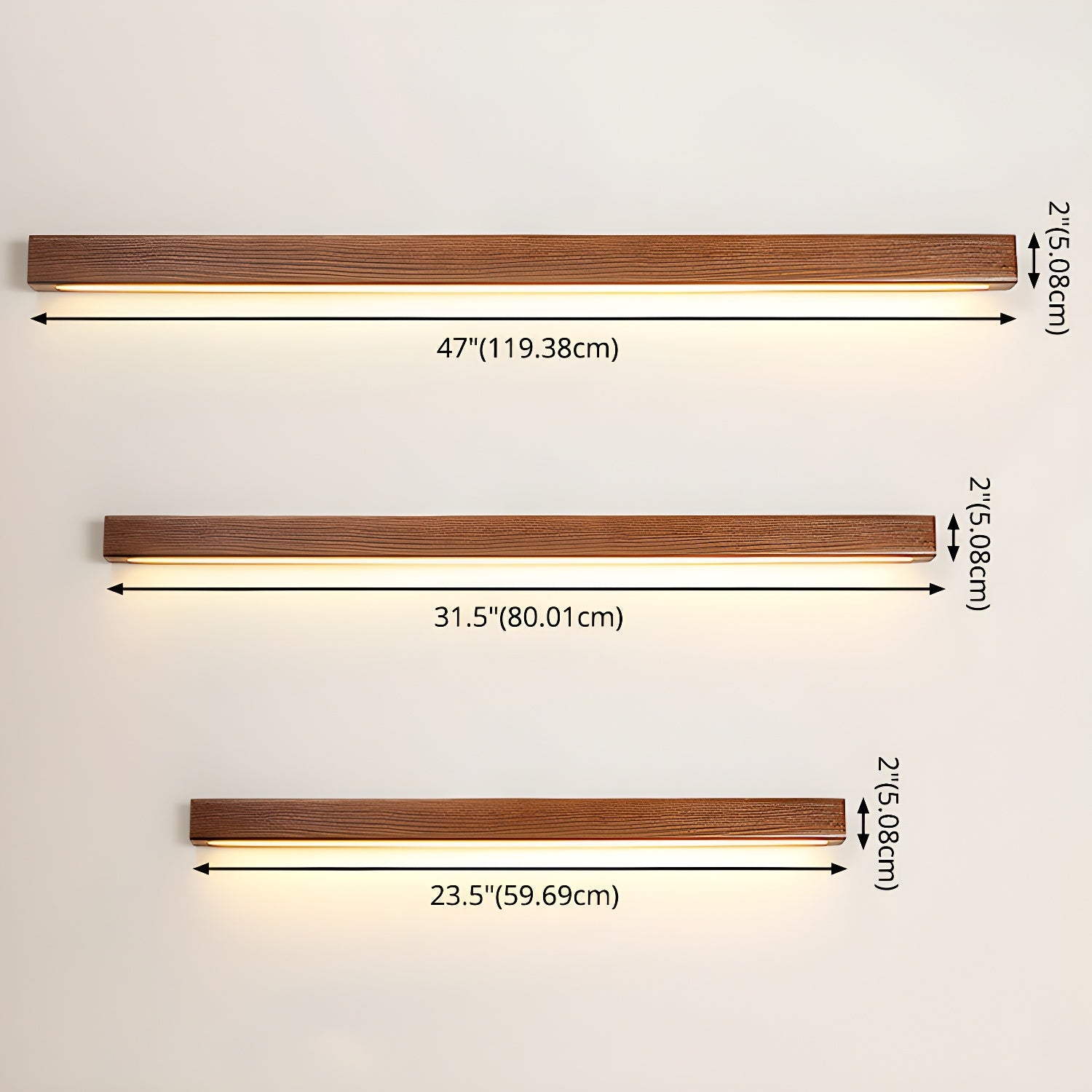 Aplique de pared lineal Arosella