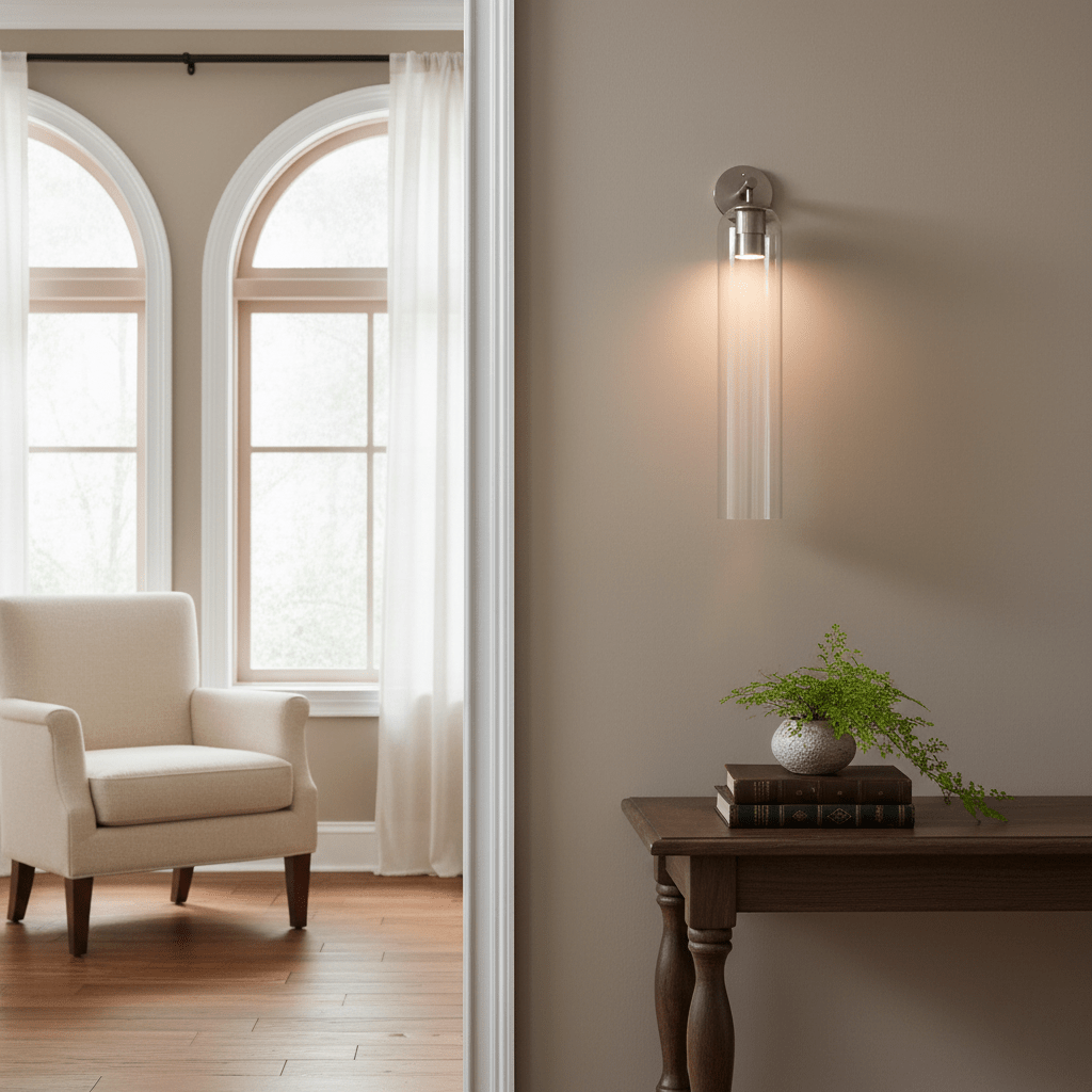 Aplique de pared tubular Lirioza