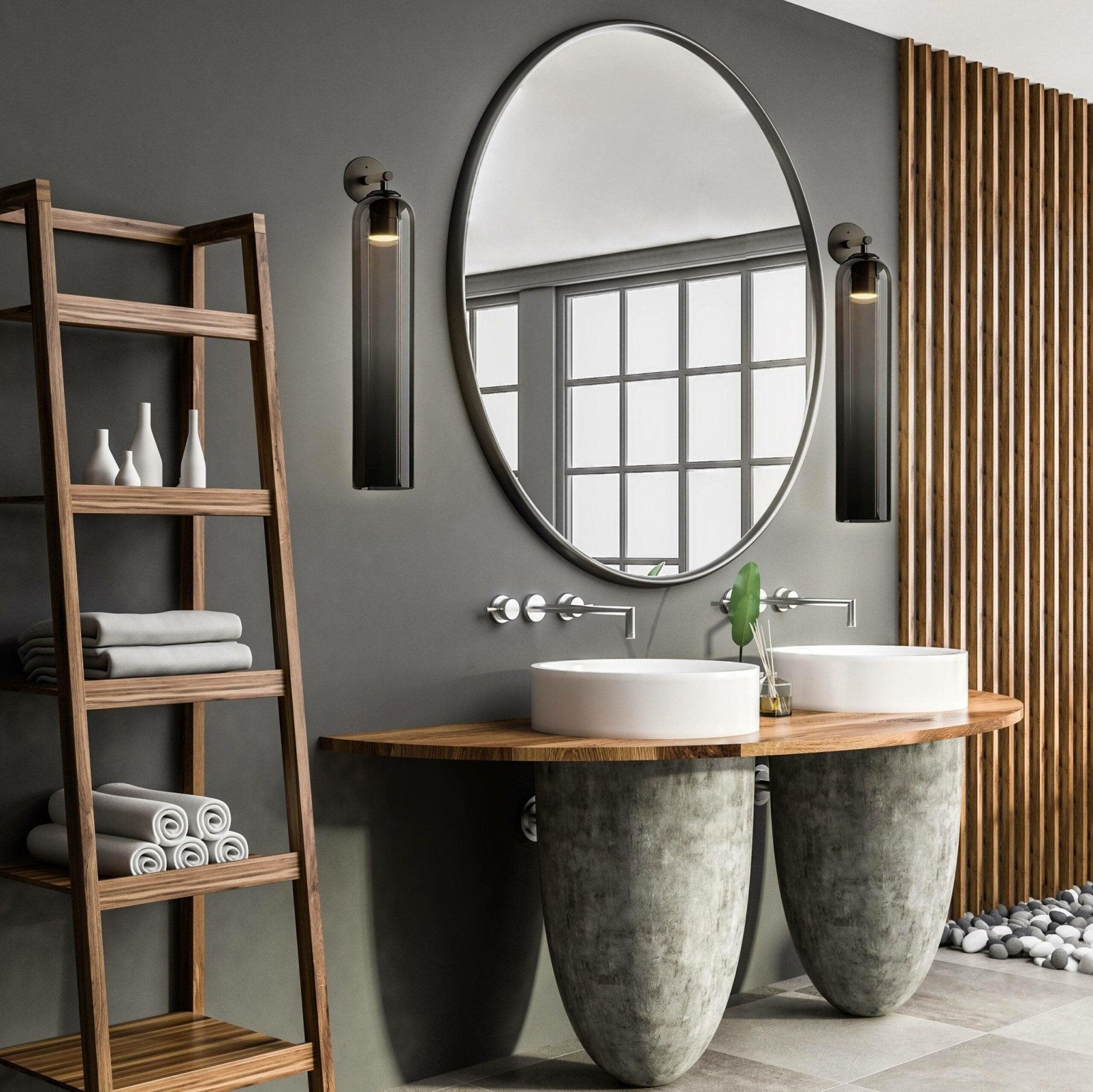 Aplique de pared tubular Lirioza
