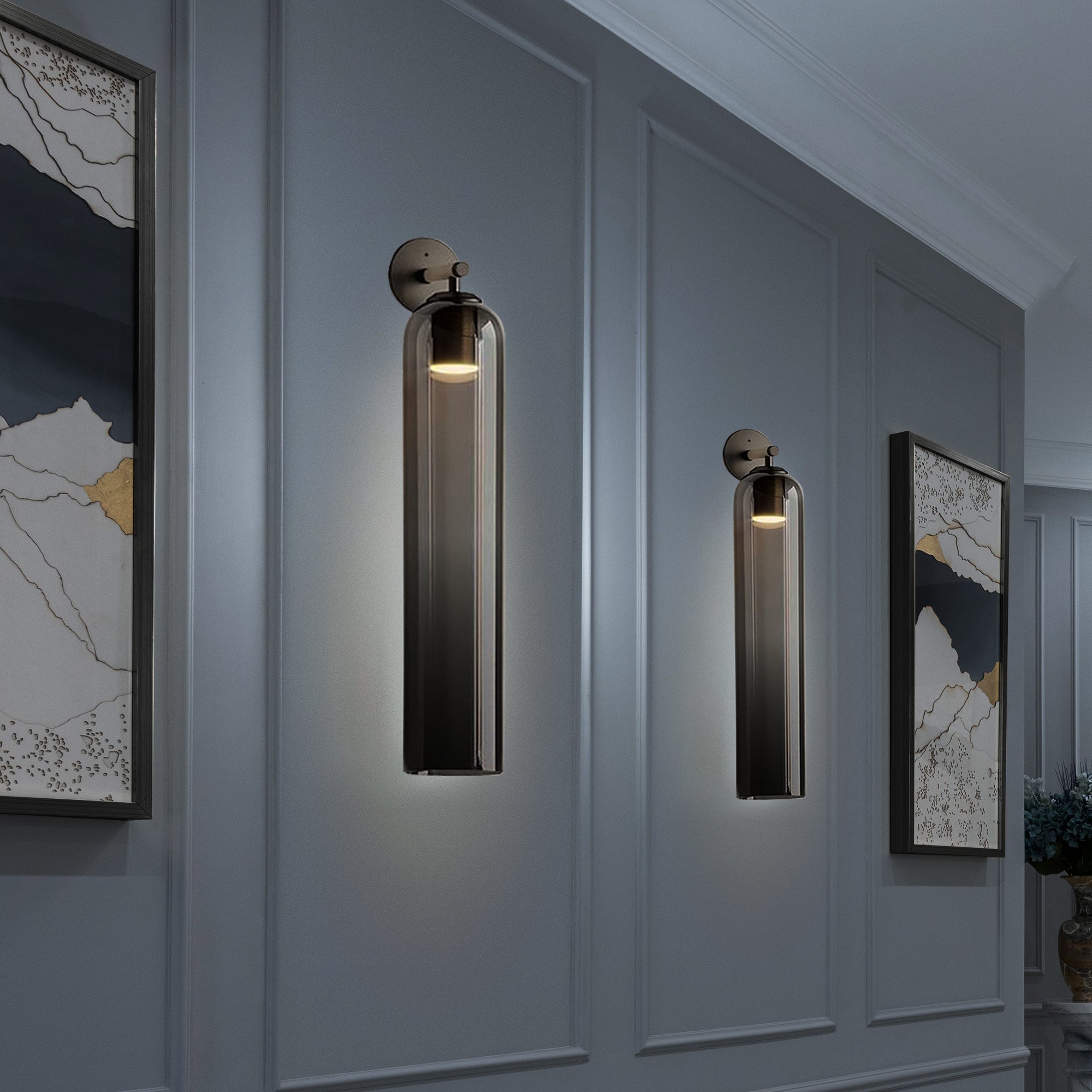 Aplique de pared tubular Lirioza