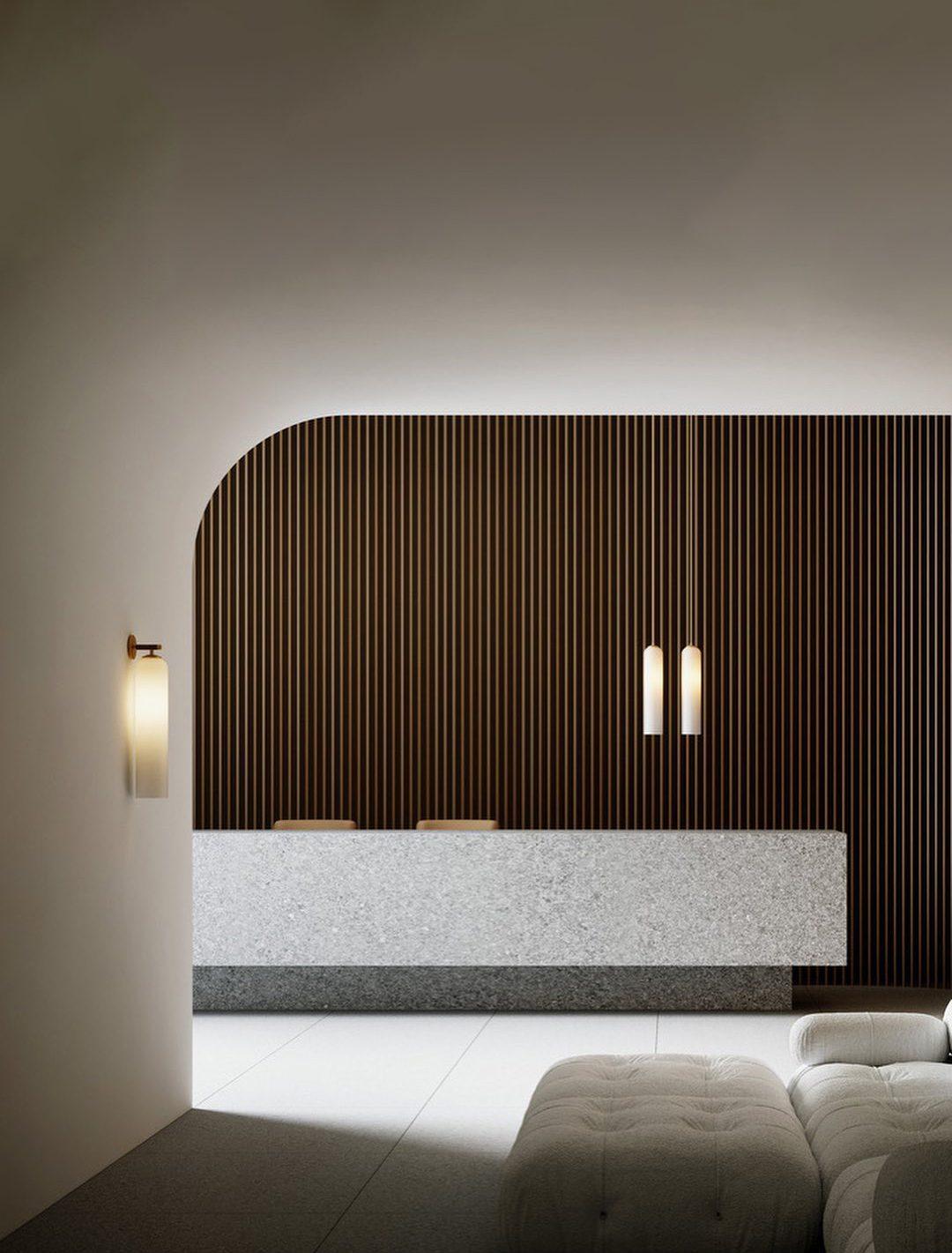 Aplique de pared tubular Lirioza