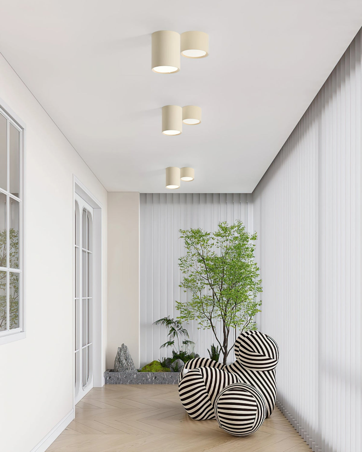 Plafón minimalista Camiia