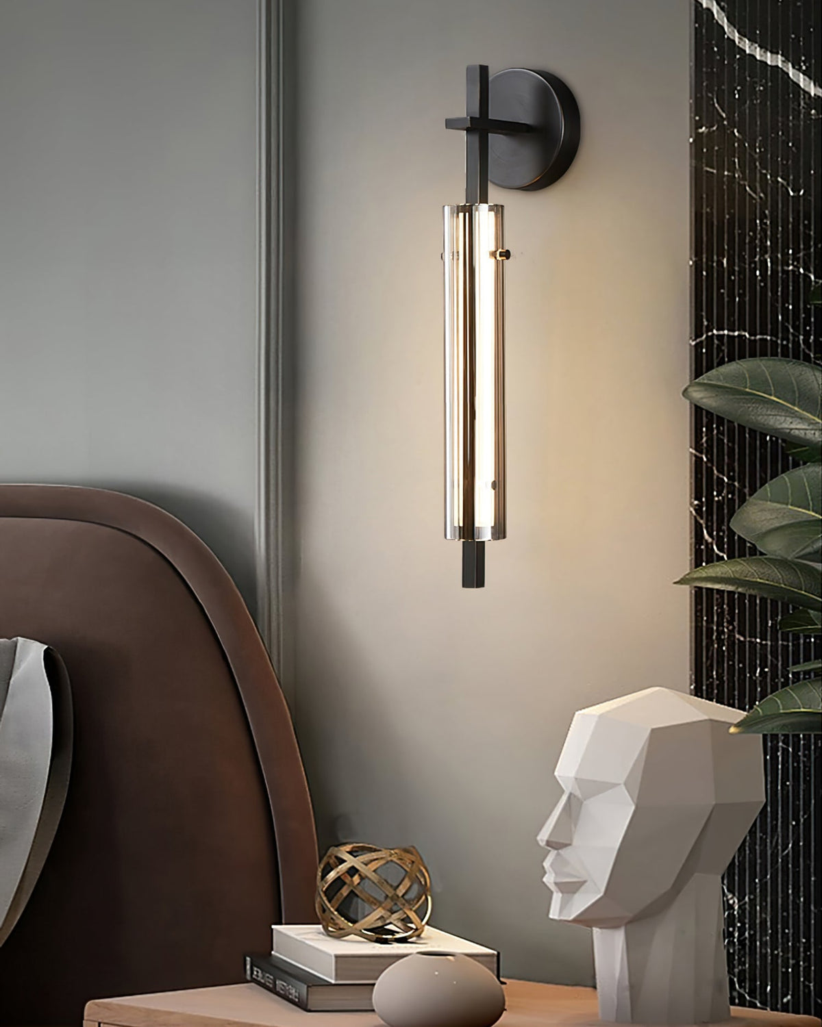 Aplique de pared lineal Ladorria