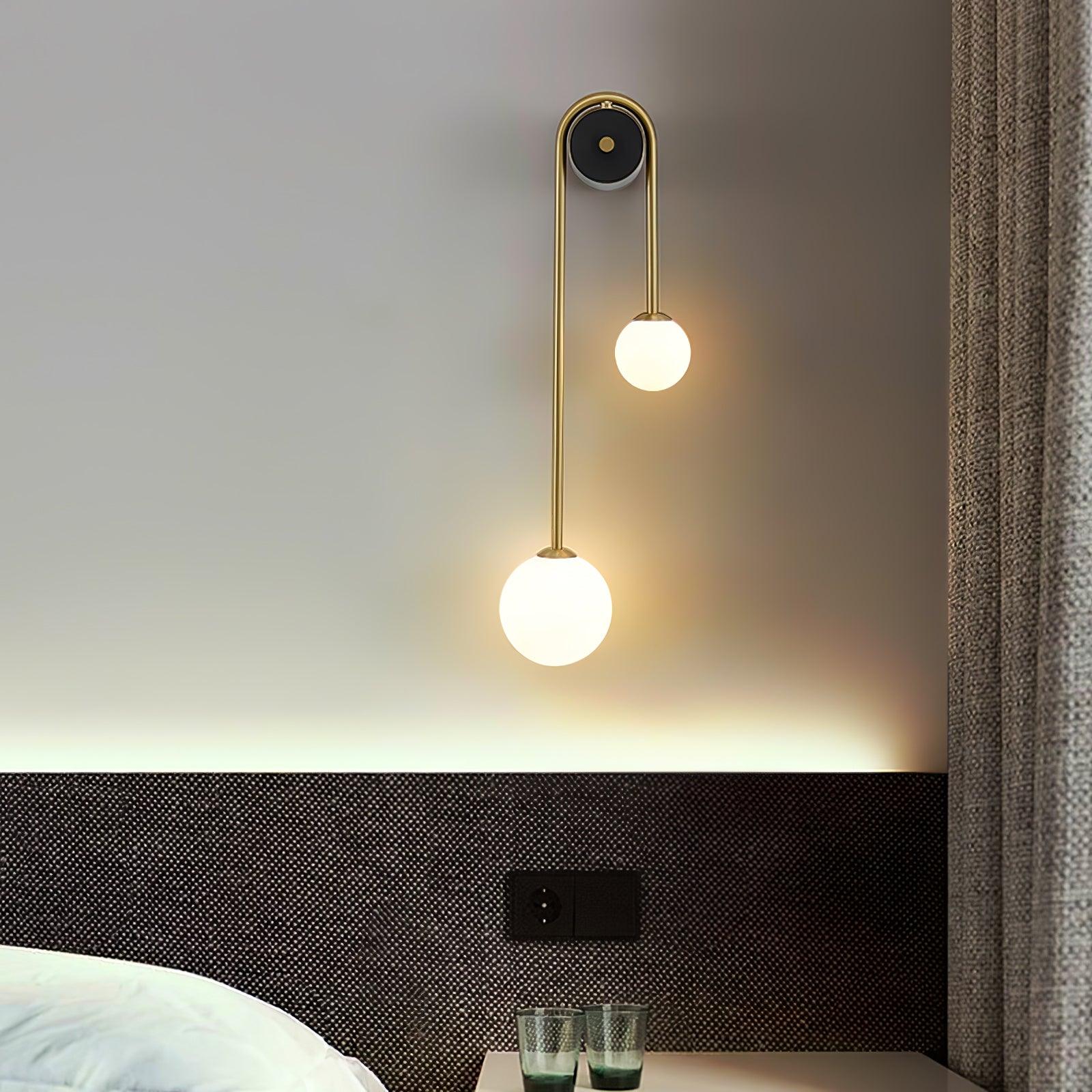 Aplique de pared curvo Dareal