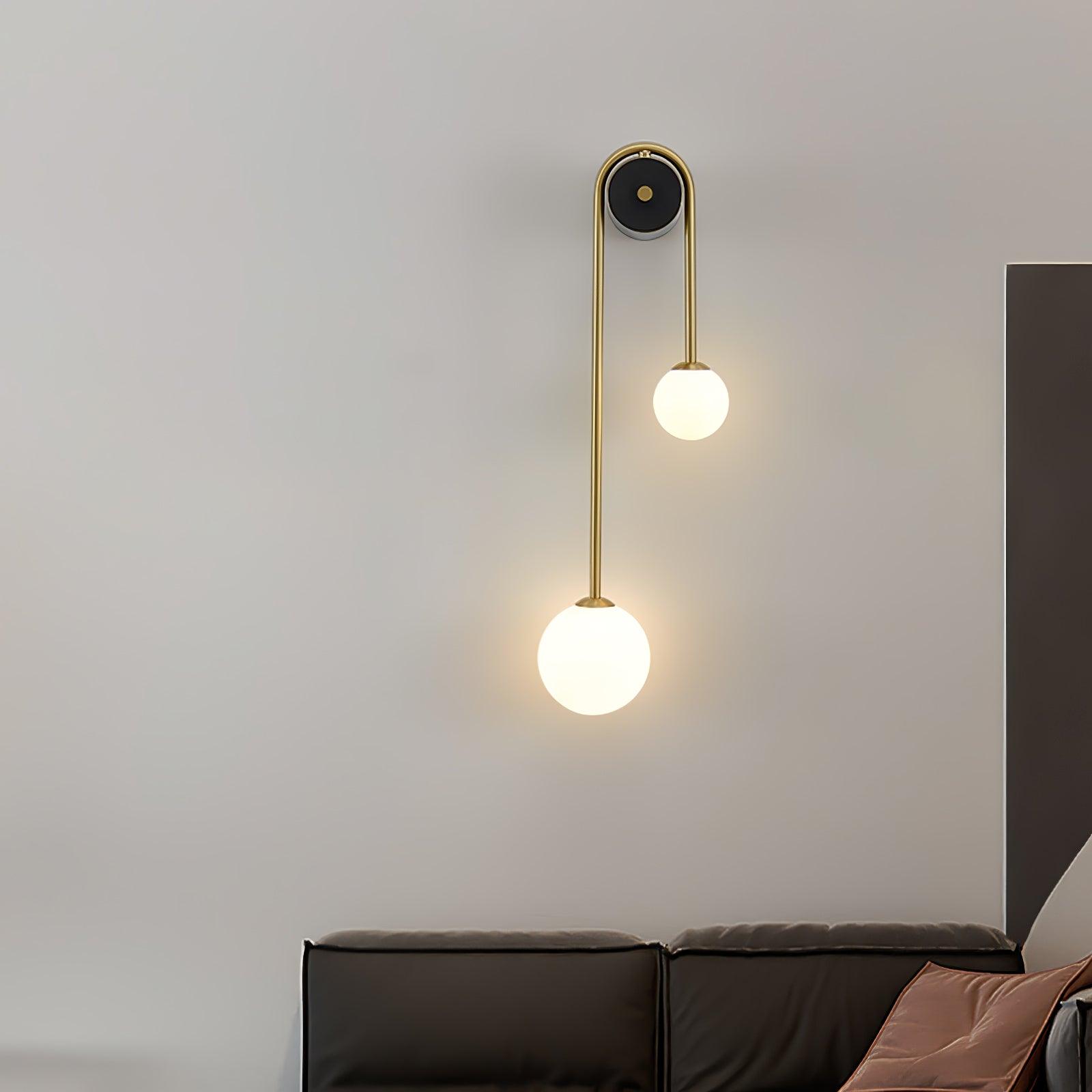 Aplique de pared curvo Dareal