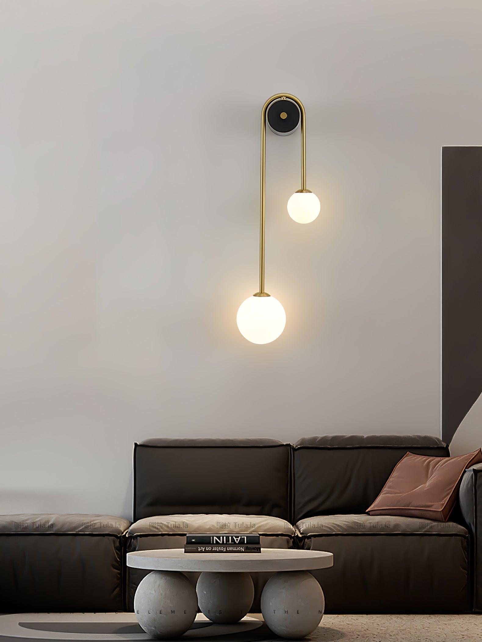Aplique de pared curvo Dareal