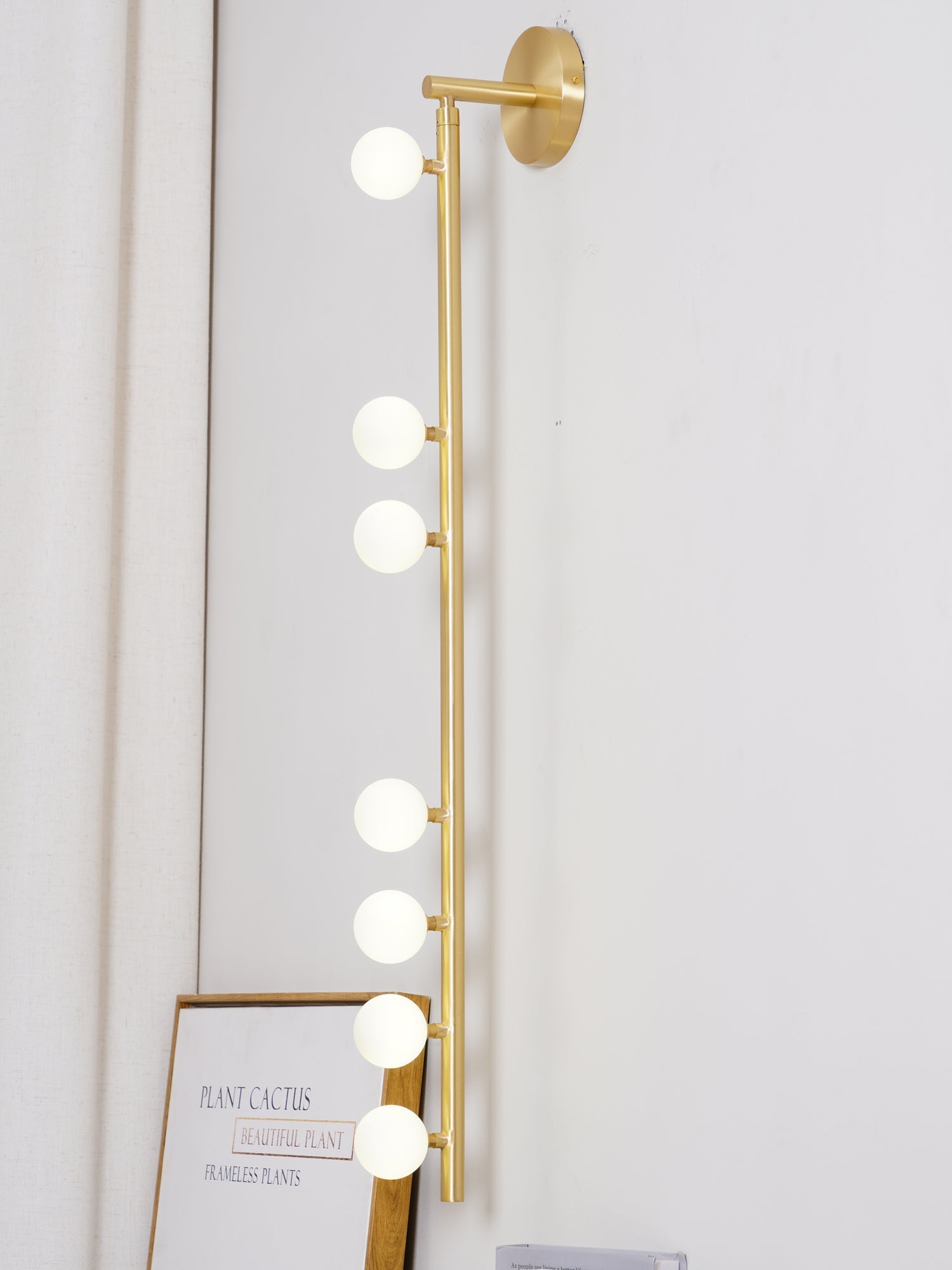 Aplique de pared tubular Masebel