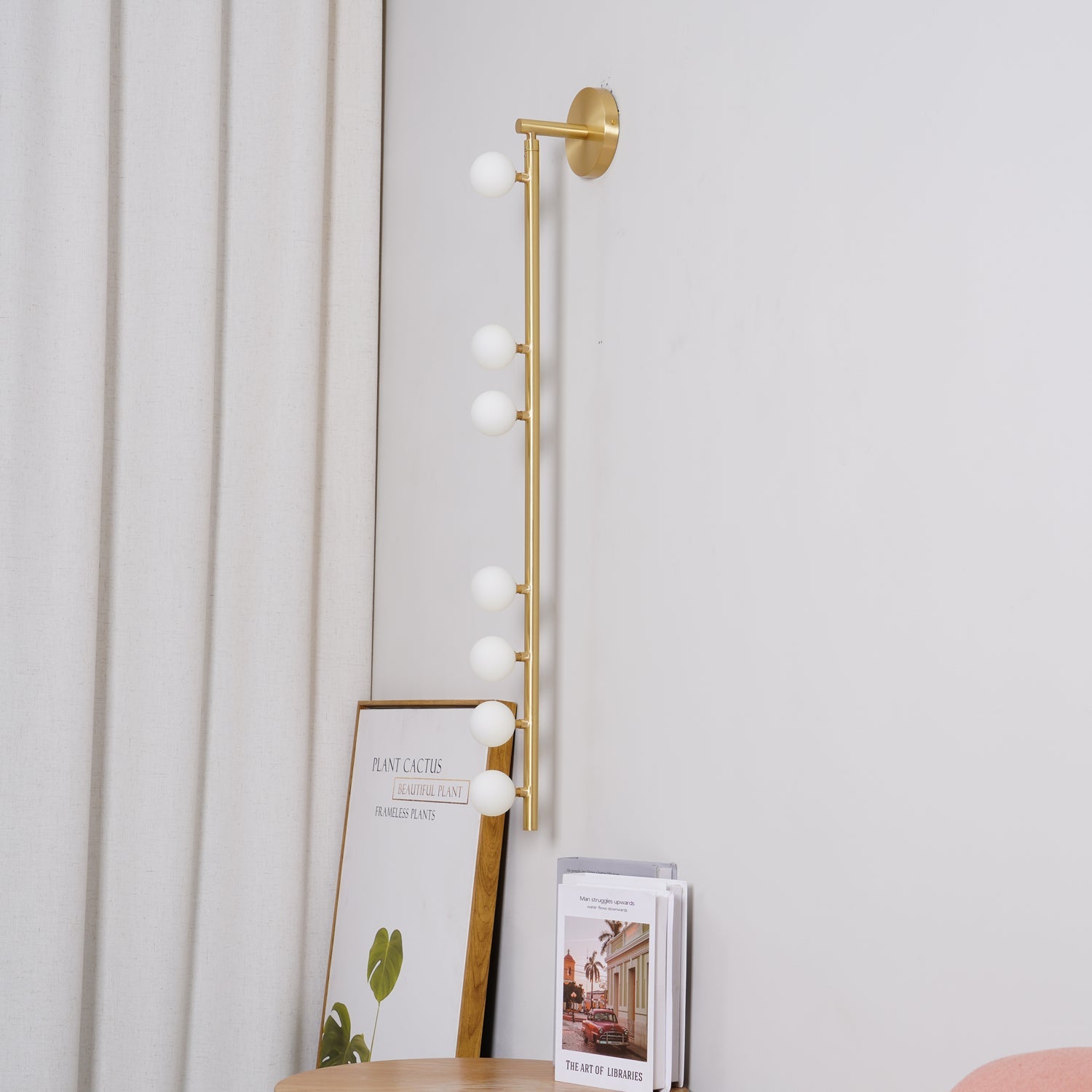 Aplique de pared tubular Masebel