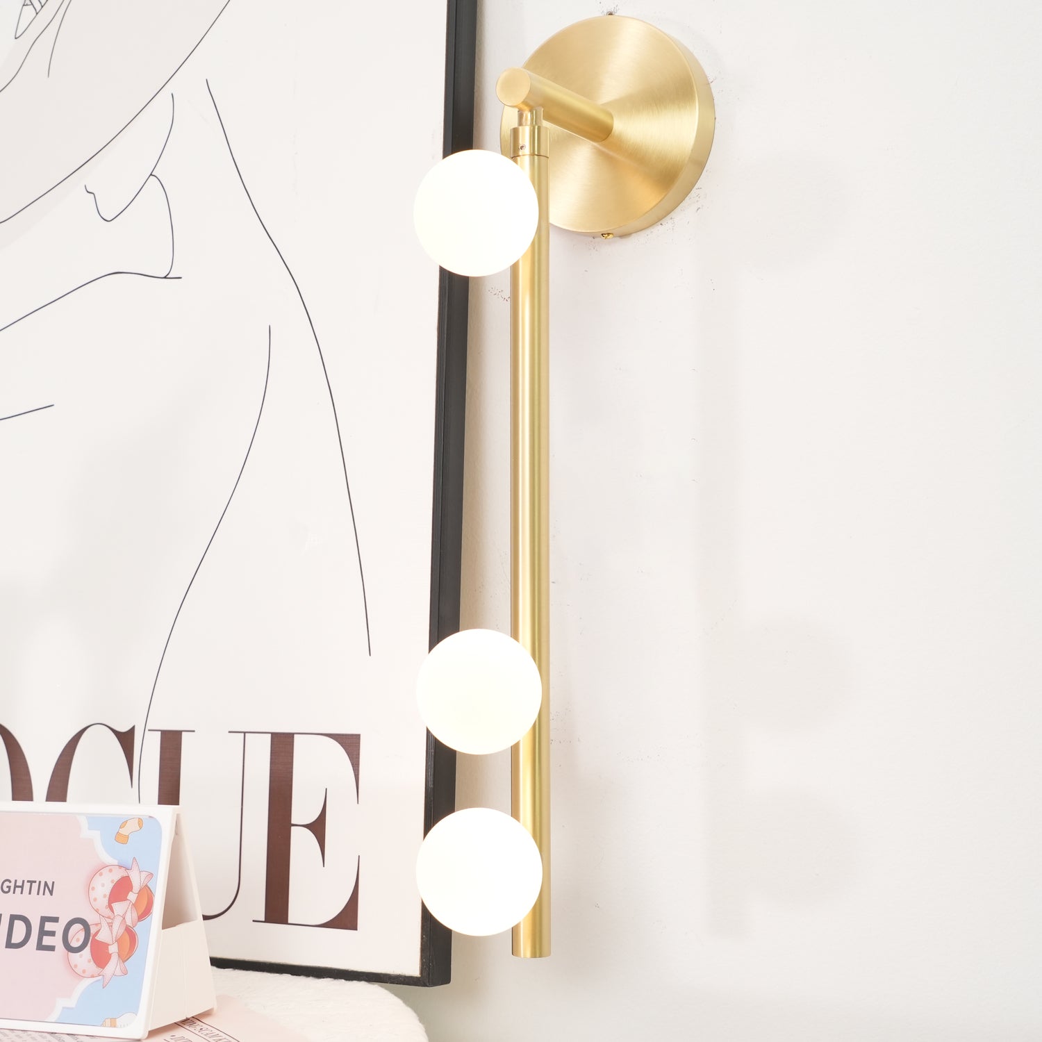 Aplique de pared tubular Masebel