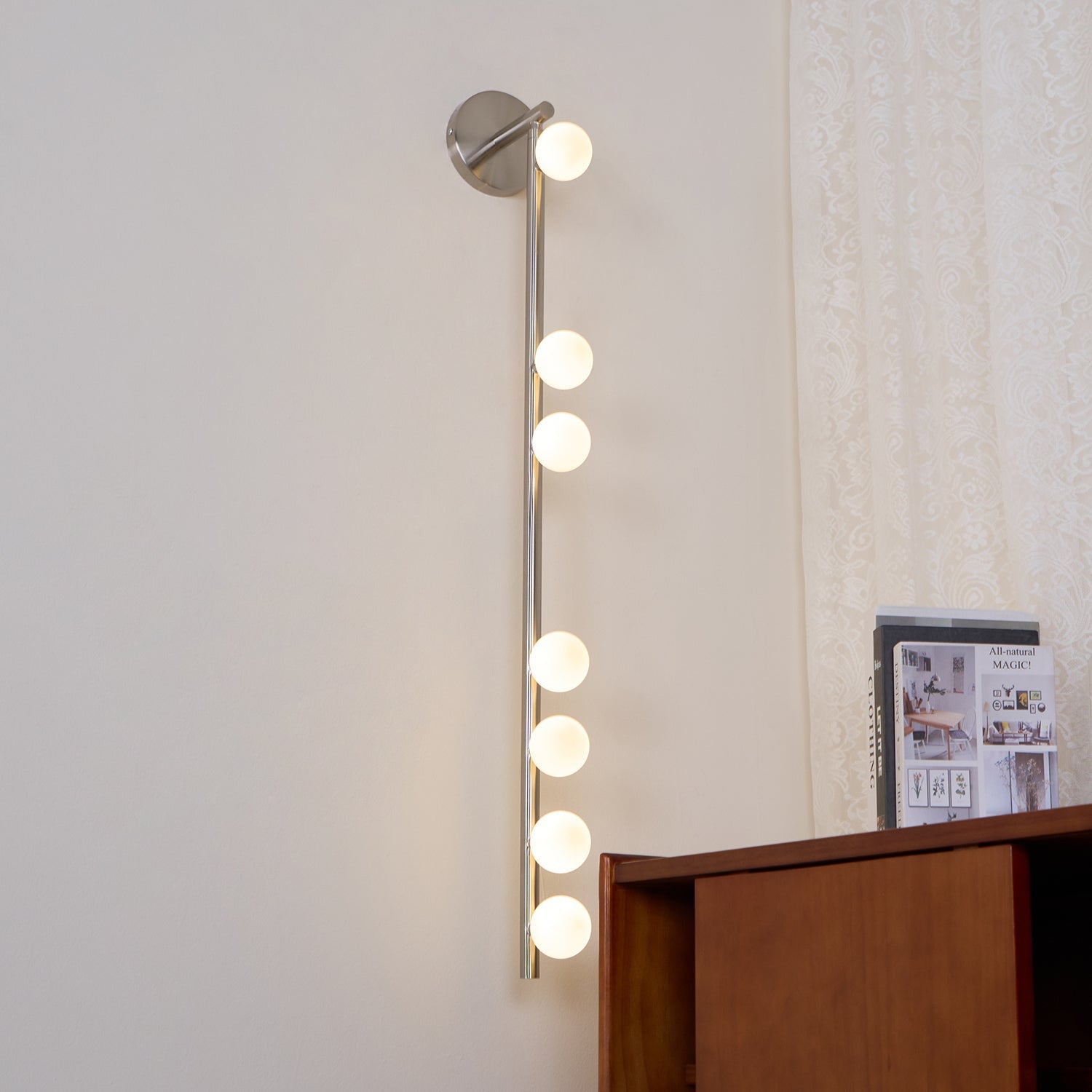 Aplique de pared tubular Masebel